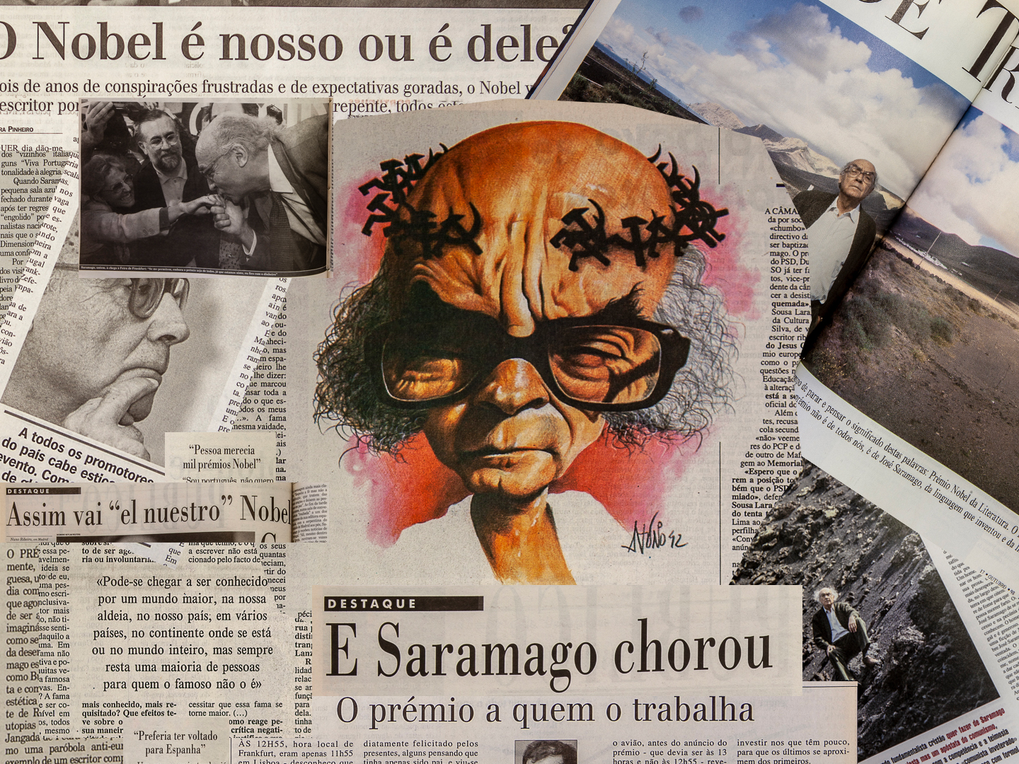 Saramago. Como o Nobel foi noticiado quando ainda não se enviavam notificações e o que fica na memória