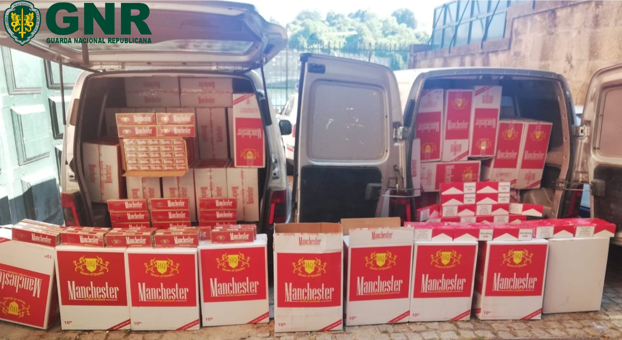Maia. Apreendidos 500 mil cigarros com um valor superior a 130 mil euros