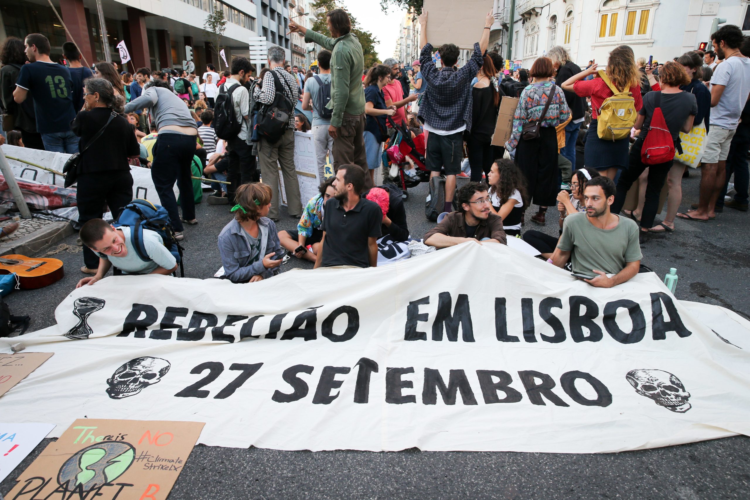 Um detido no protesto que cortou trânsito na Almirante Reis em Lisboa