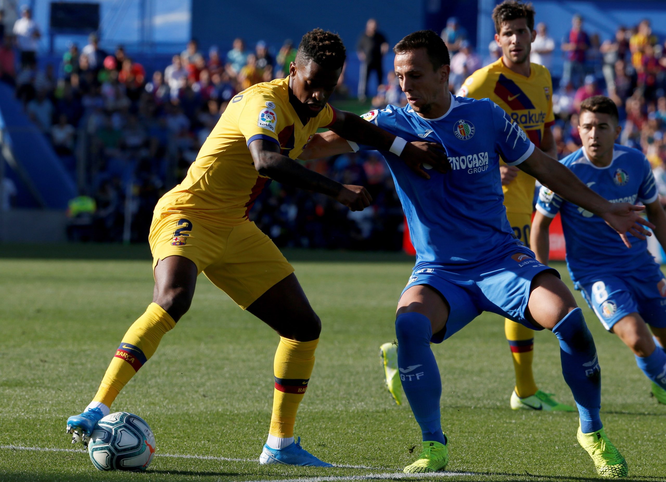 FC Barcelona consegue primeira vitória fora com 2-0 em Getafe