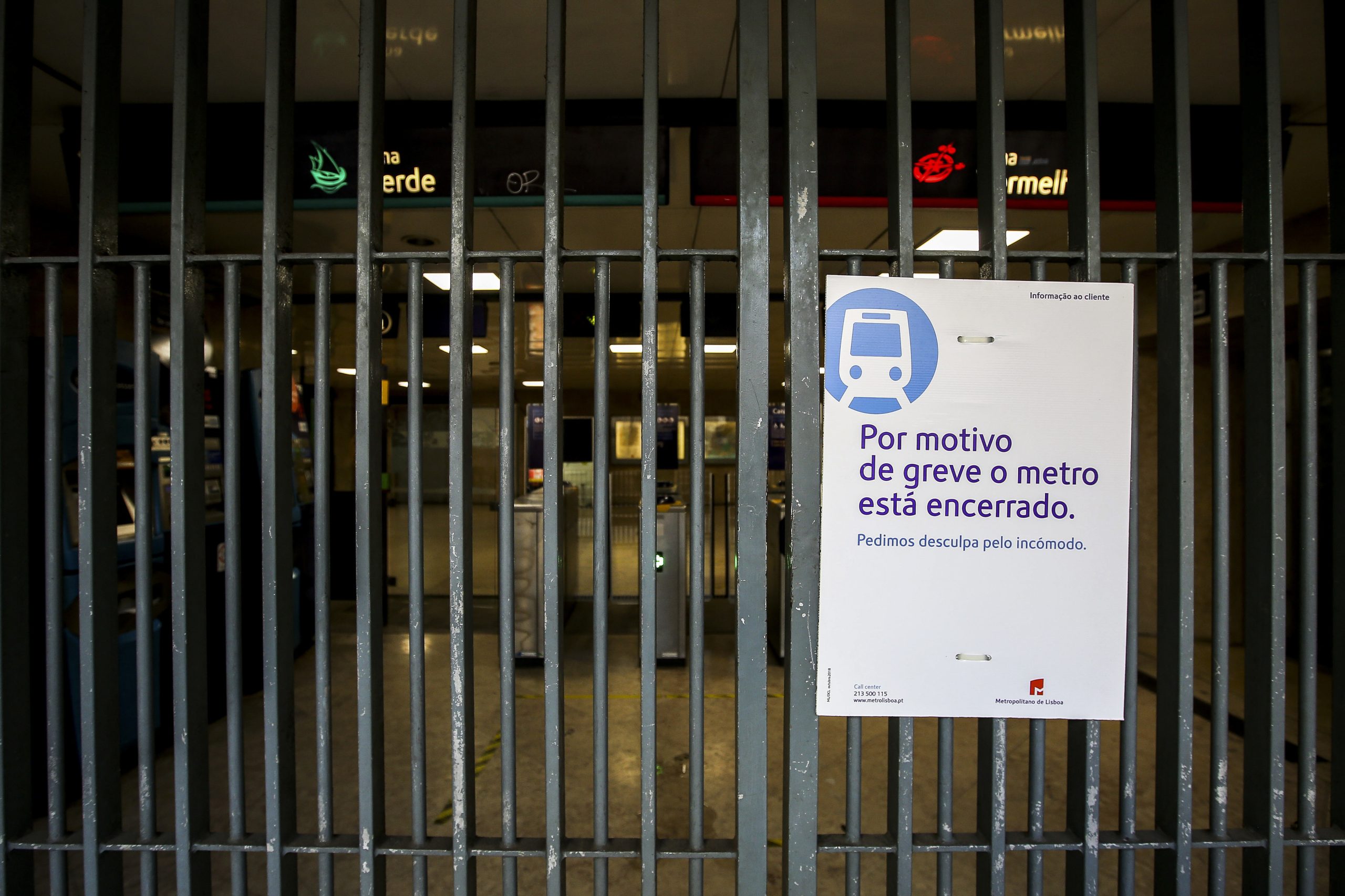 Atenção: Greve dos trabalhadores do Metro de Lisboa até quarta-feira