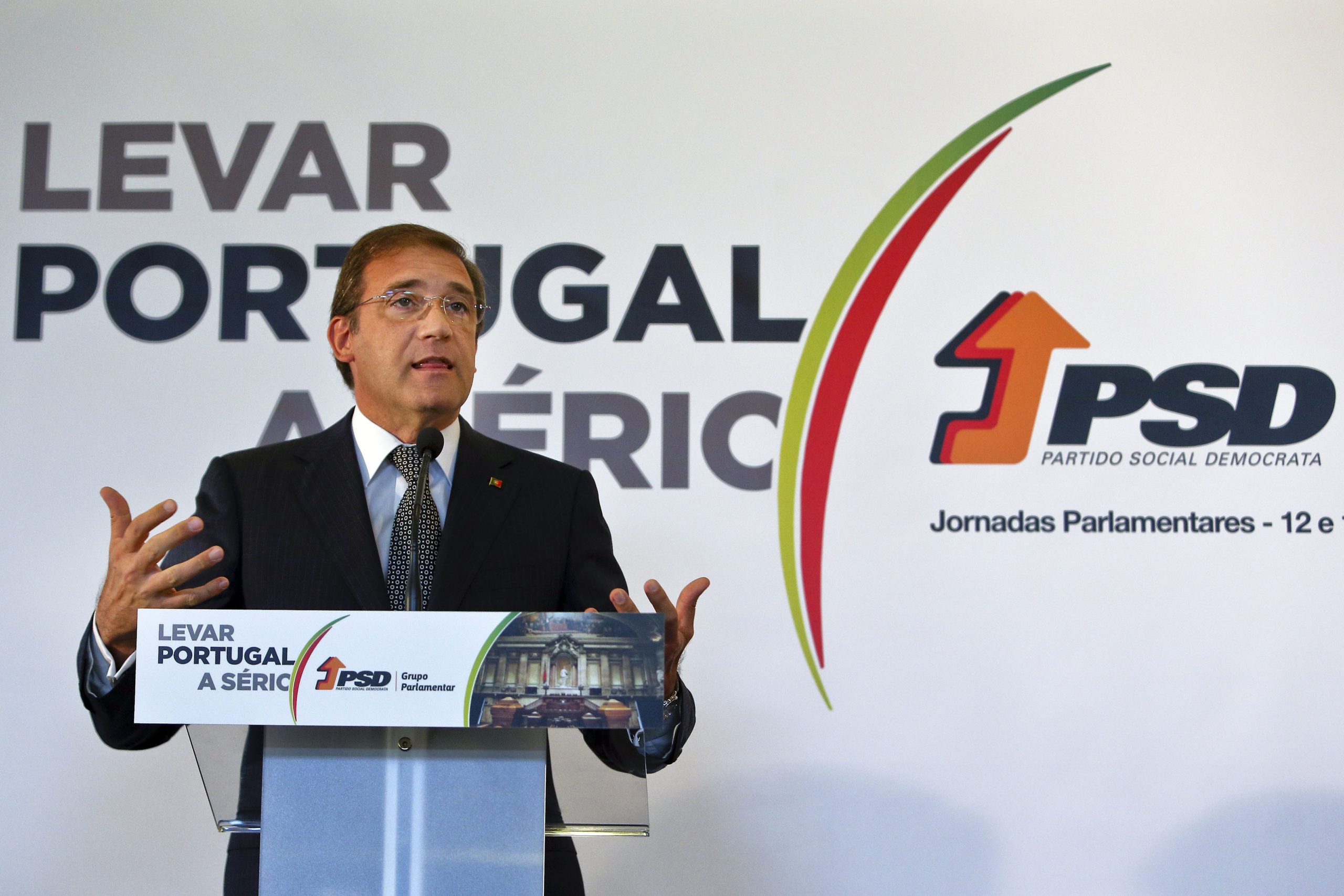 Passos Coelho: aumento de pensões tem no PSD “uma posição sempre de prudência”
