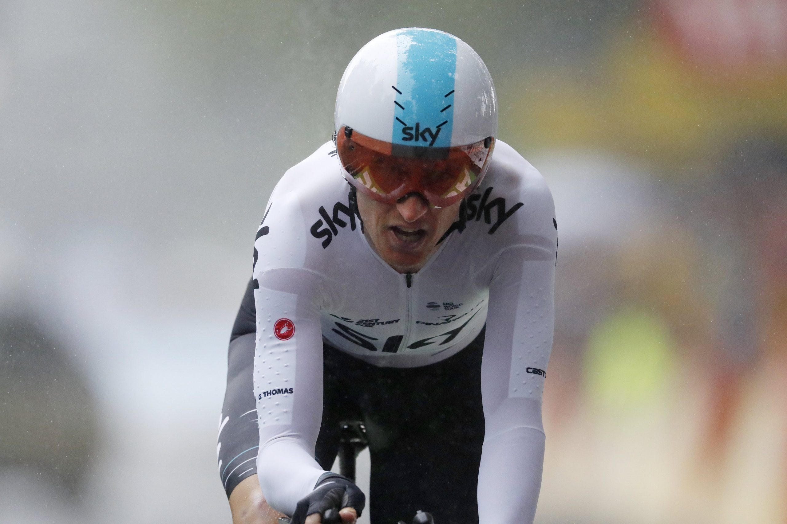 Tour: Geraint Thomas vence ‘crono’ e é o primeiro camisola amarela