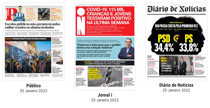 Revista de Imprensa: Sondagens obrigam PS a mudar estratégia e NATO alerta para situação na Ucrânia