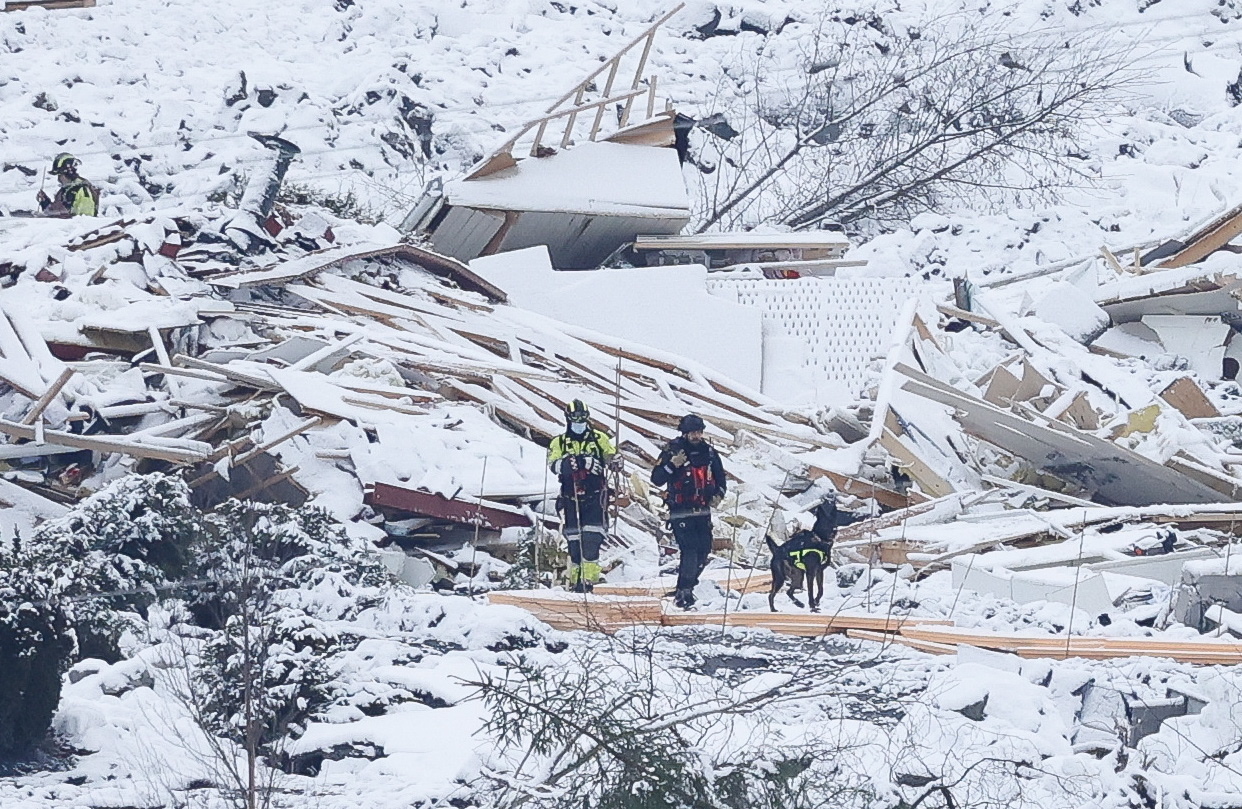 Encontrada mais uma vítima mortal no deslizamento de terras na Noruega