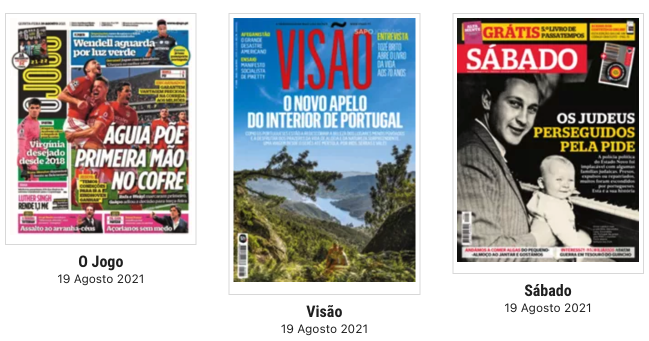 Revista de Imprensa: Os judeus perseguidos pela PIDE, o novo apelo do interior e a vantagem do Benfica