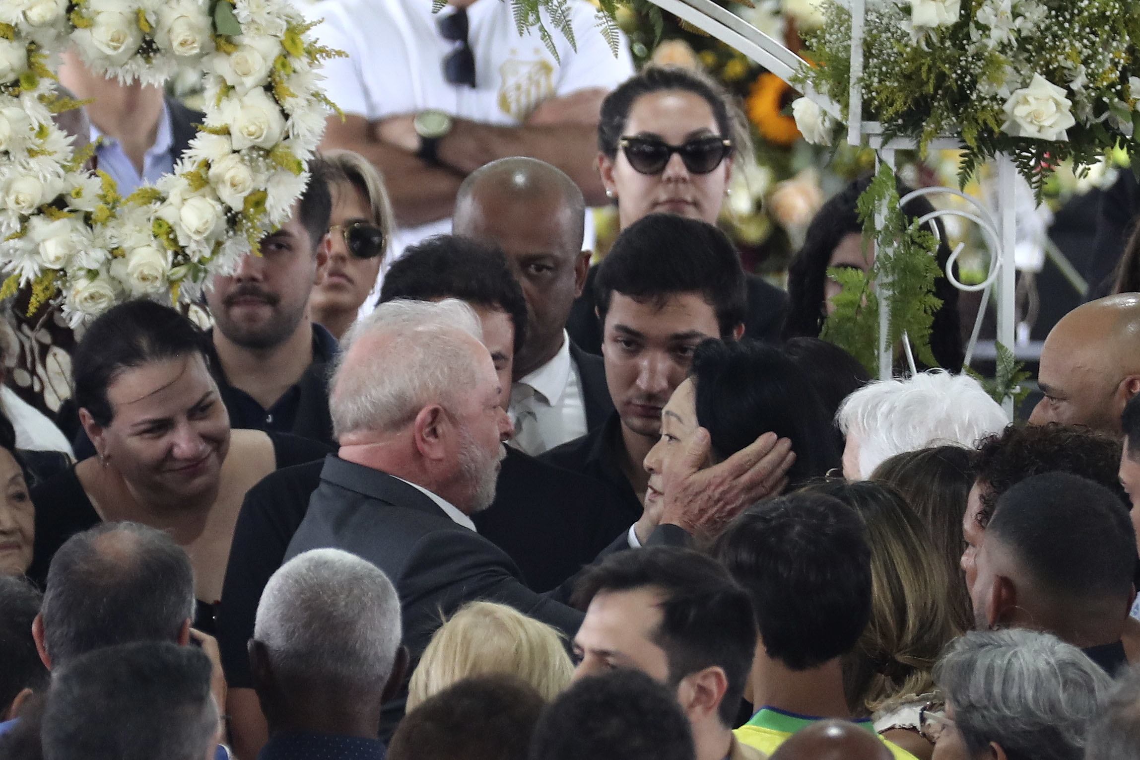 Lula da Silva marcou presença no velório de Pelé