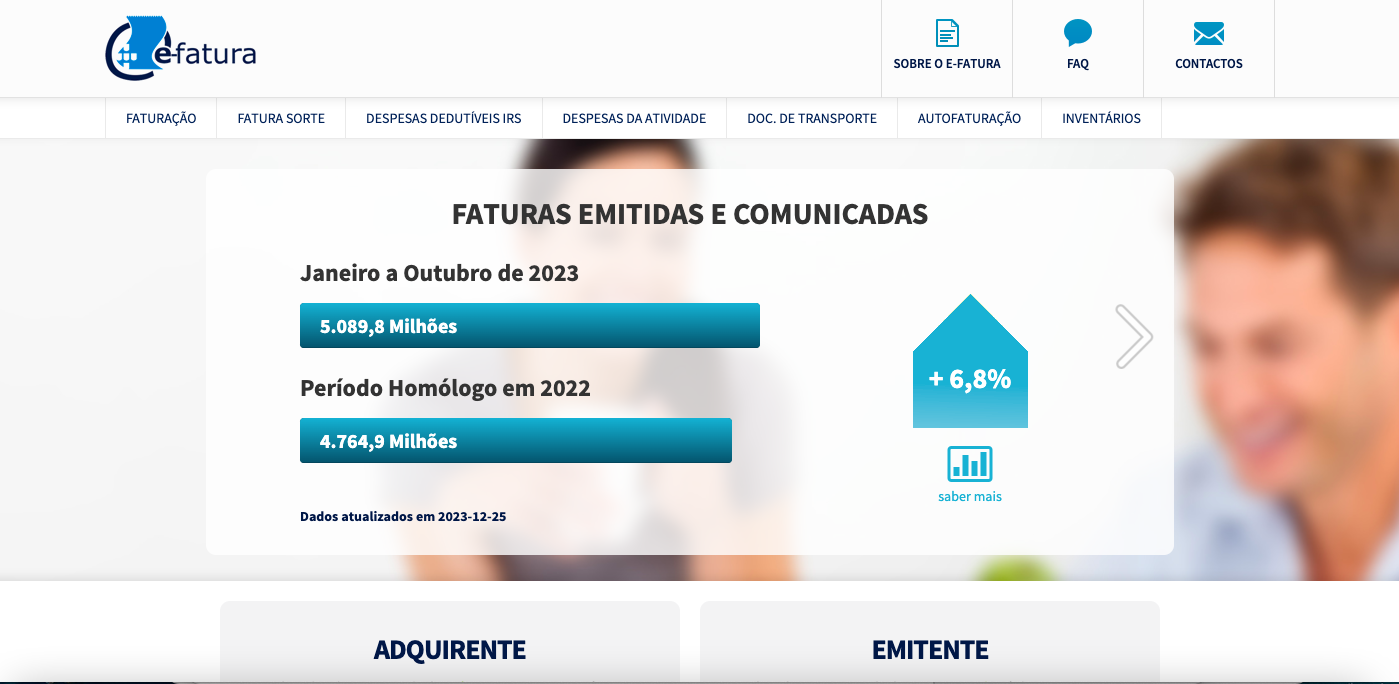 Contribuintes podem validar faturas para efeitos de IRS até 26 de fevereiro