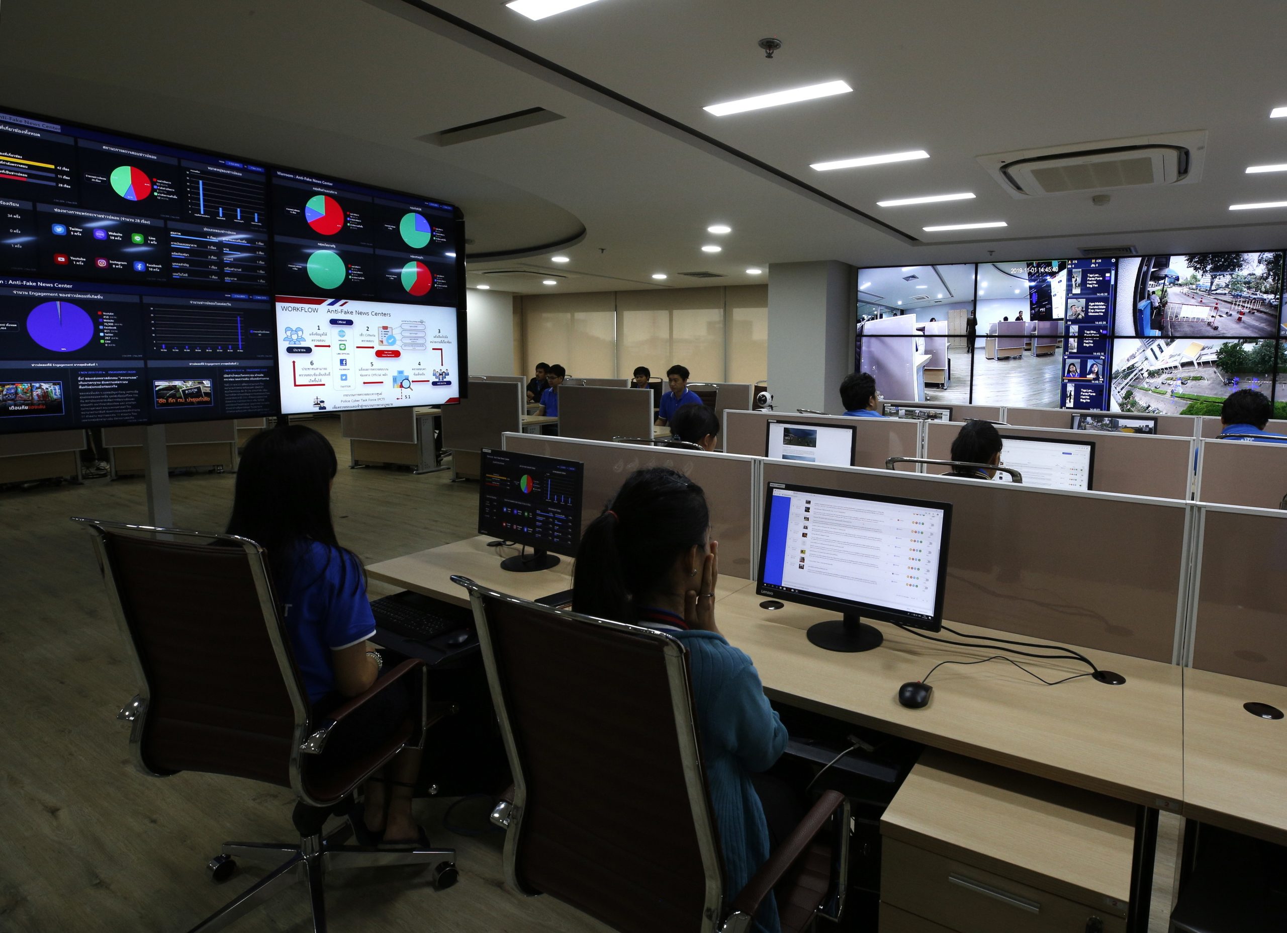 Tailândia inaugura centro contra notícias falsas, oposição teme censura