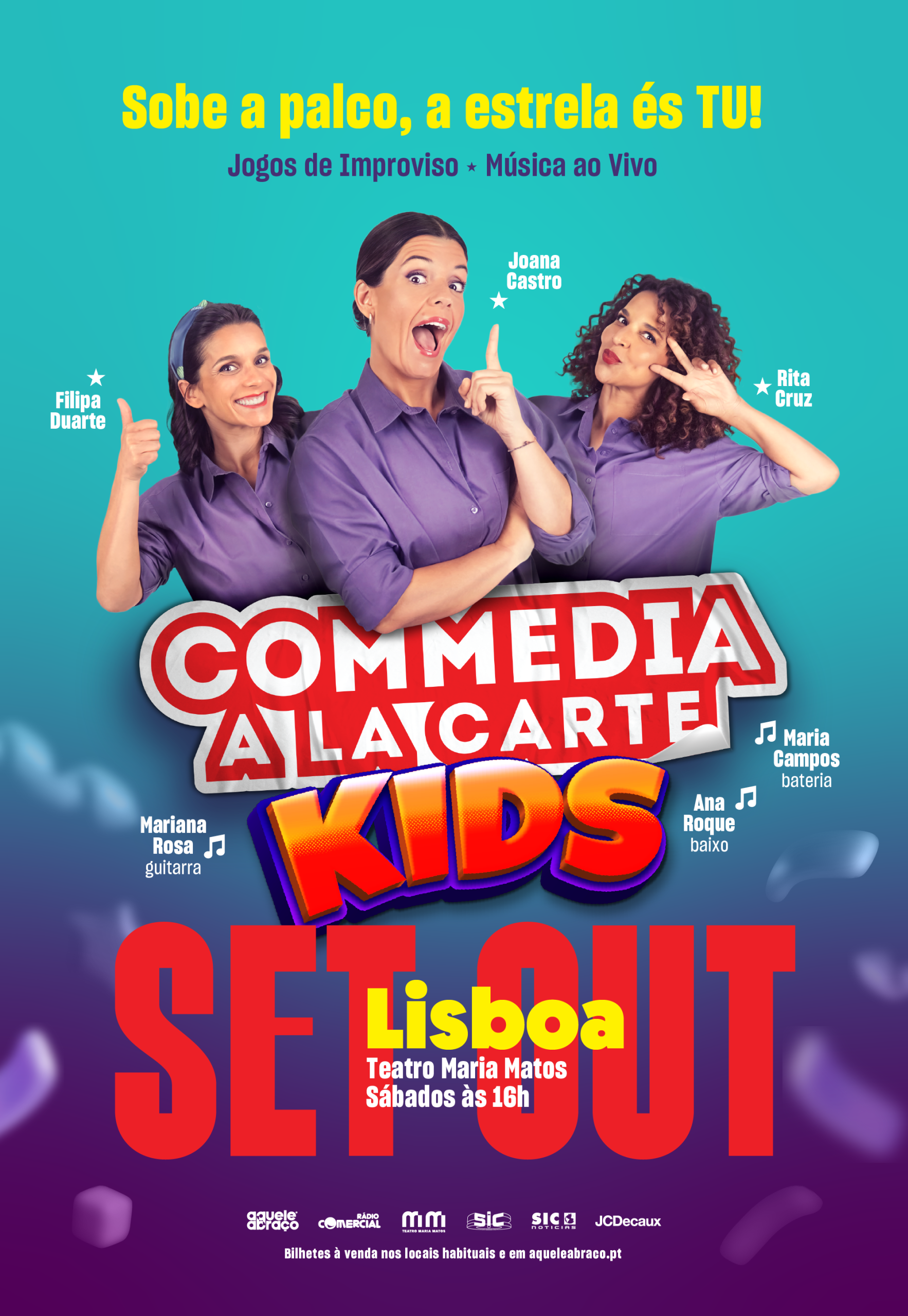 “Commedia à La Carte Kids” chega ao Teatro Maria Matos a 27 de setembro