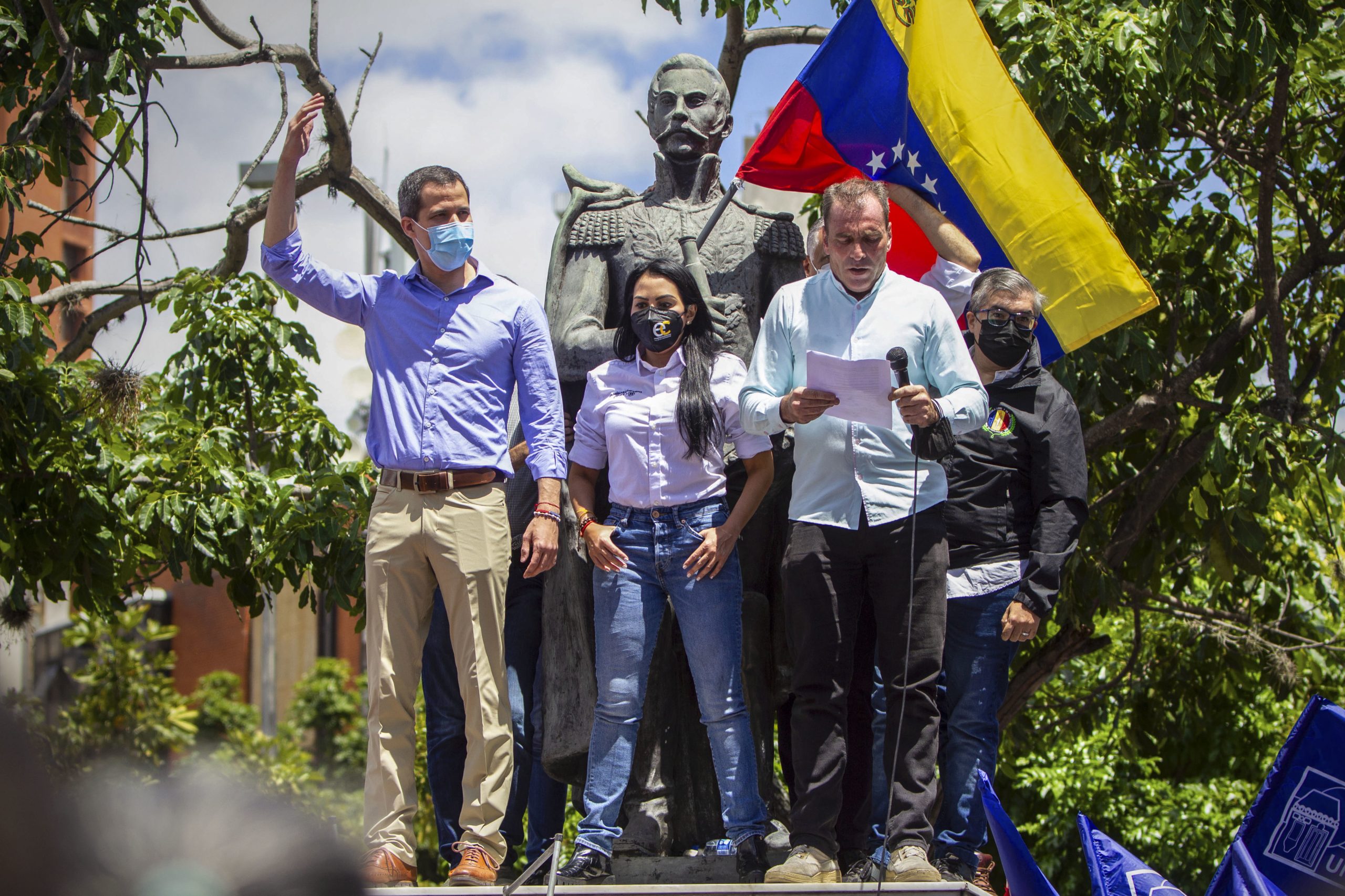 Venezuela: Manifestantes apoiam Guaidó e ao Acordo de Salvação Nacional