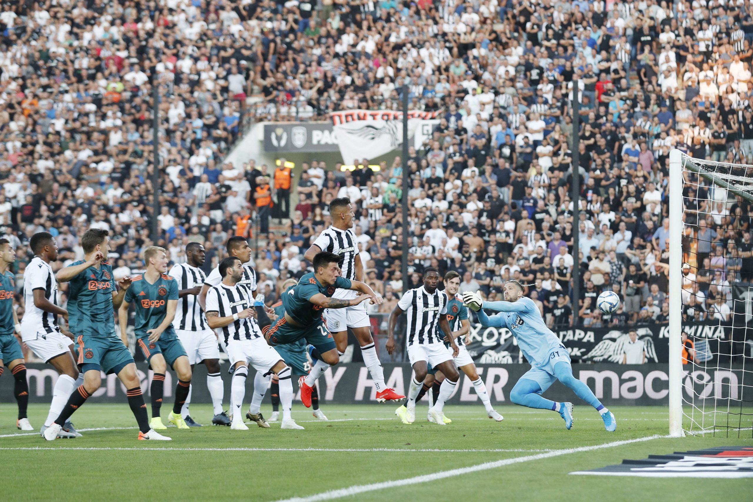 Liga dos Campeões. PAOK, de Abel Ferreira, arranca com empate frente ao Ajax