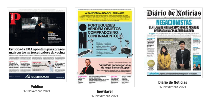 Revista de imprensa: Os militares que não quiseram vacinas contra a covid-19