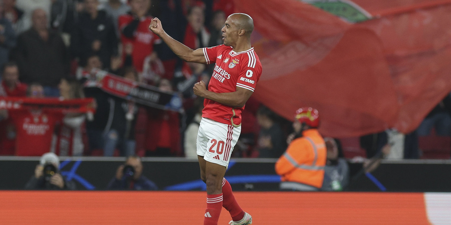 ‘Hat-trick’ de João Mário não salva SL Benfica de empate na Luz para a ‘Champions’