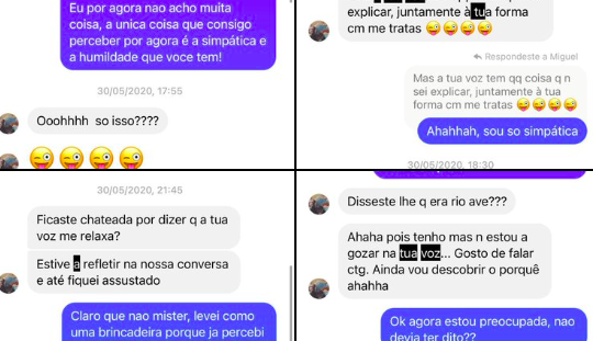 Assédio sexual: ex-funcionária do Belenenses partilha alegadas mensagens de Miguel Afonso