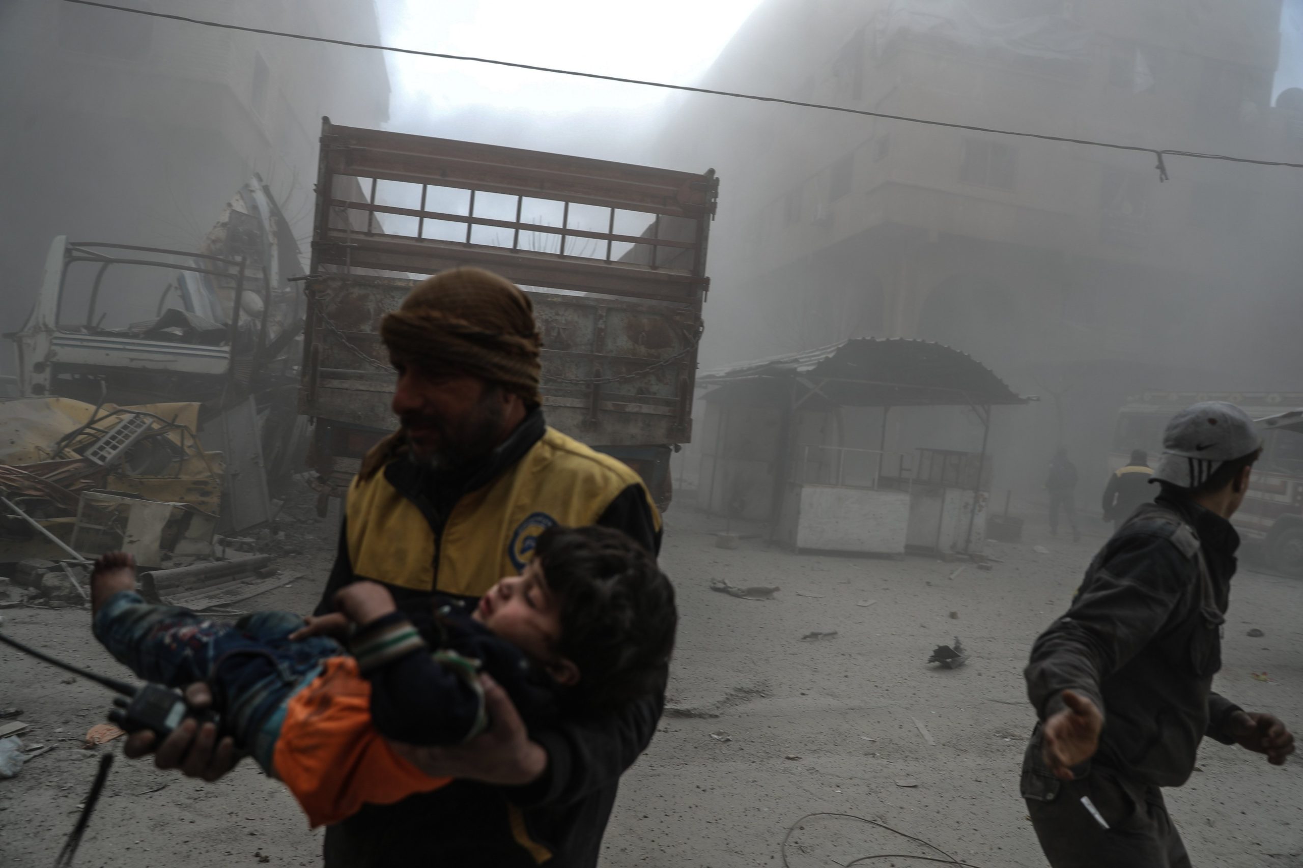 Síria: Pelo menos 59 civis mortos pelos bombardeamentos contra Ghouta