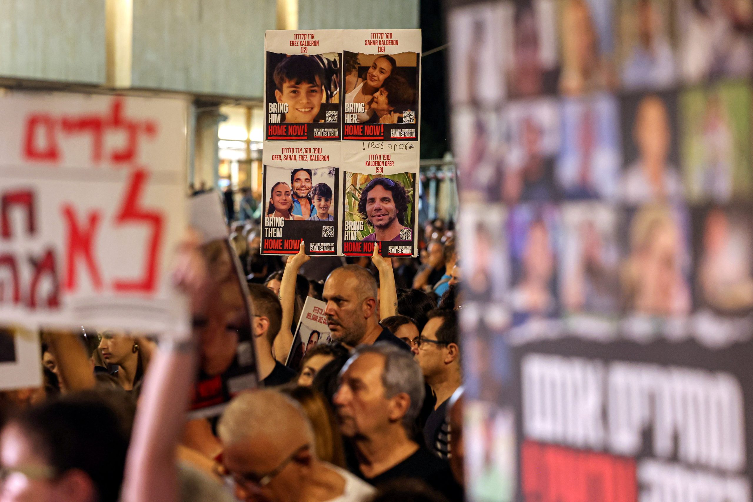 Israel: Familiares de sequestrados em manifestações pedem mais esforço por parte de Netanyahu
