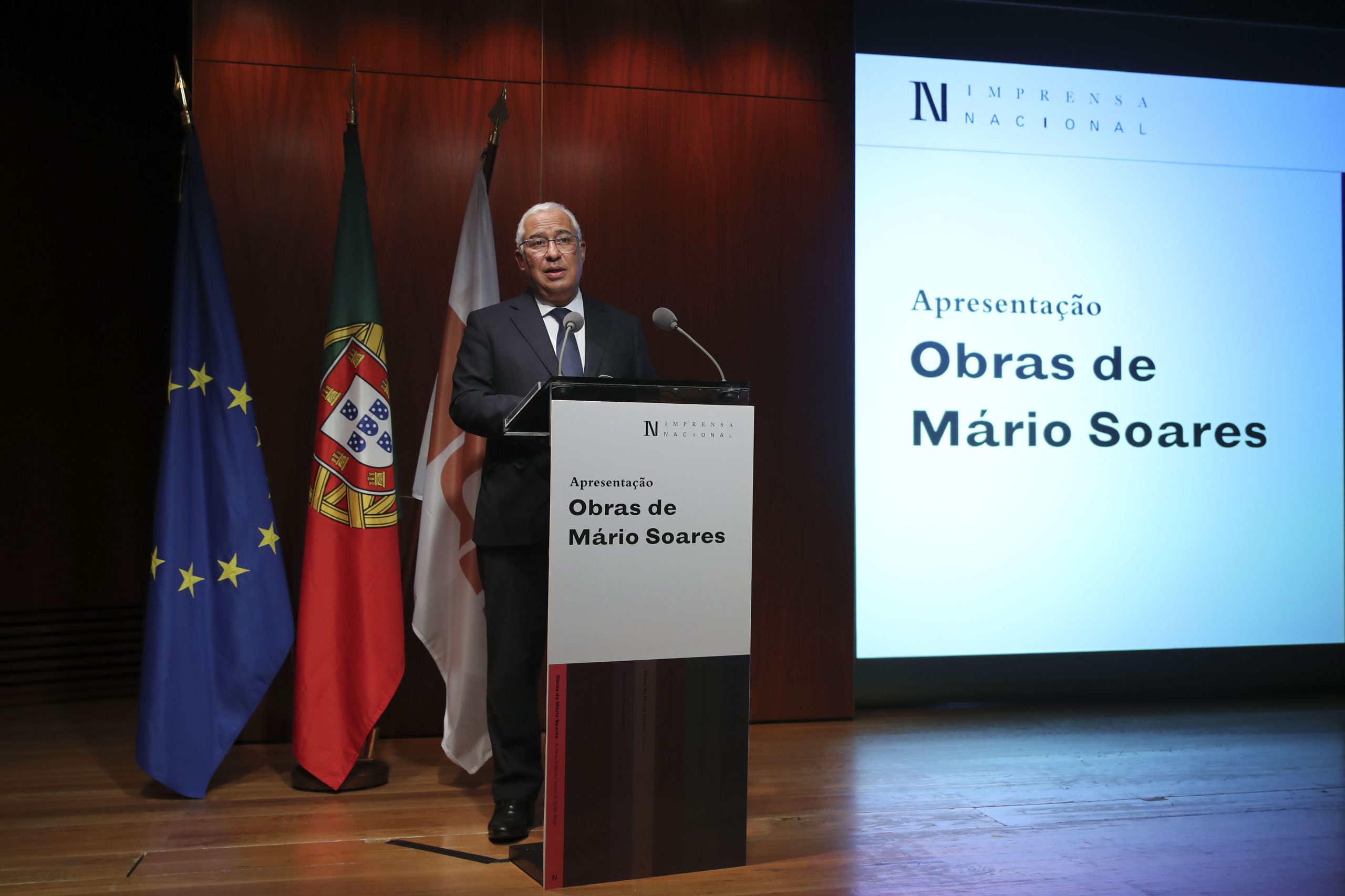 Costa: “Na trajetória de Mário Soares reconhecem-se as qualidades que constituem, no nosso imaginário, um herói”