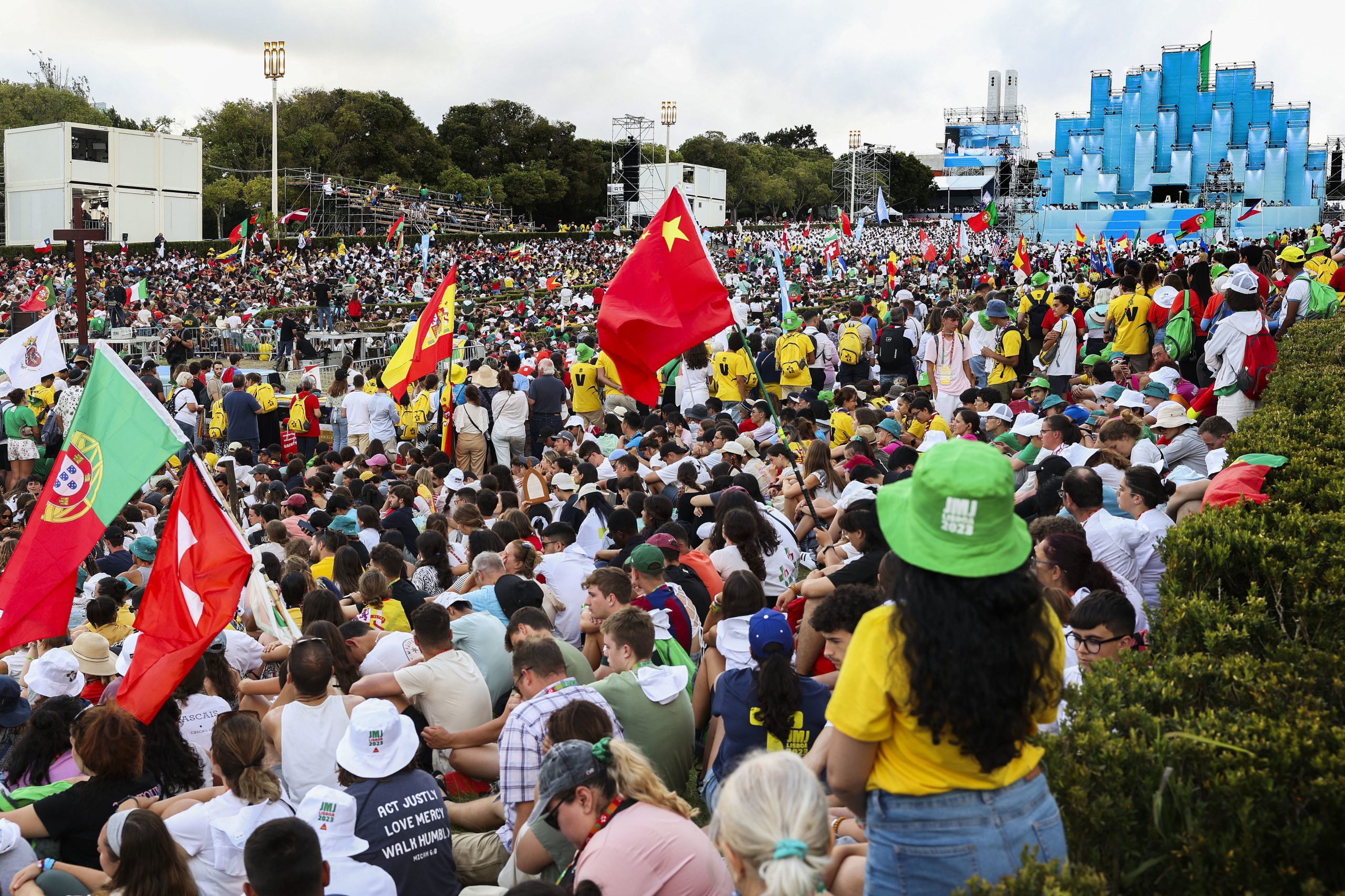 Entre 180 e 310 mil pessoas participaram na missa de abertura da JMJ