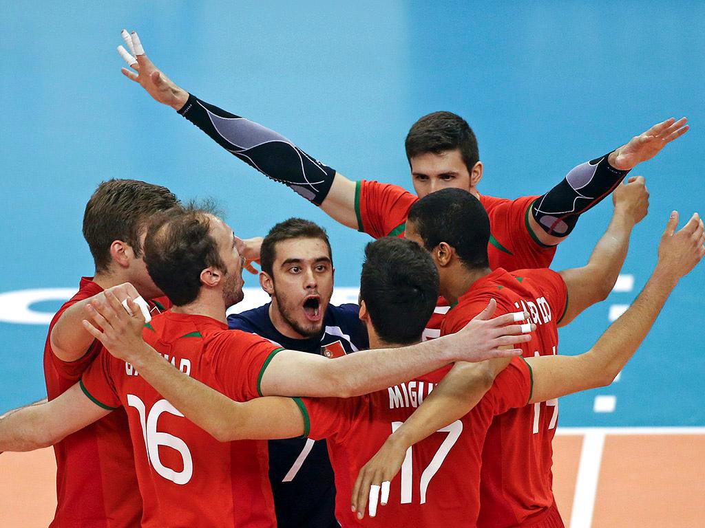 Portugal com França, Itália, Bulgária, Grécia e Roménia no Europeu de voleibol