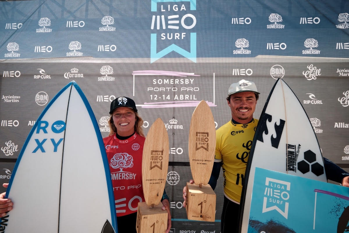 Surf: Tomás Fernandes e Francisca Veselko vencem no Porto