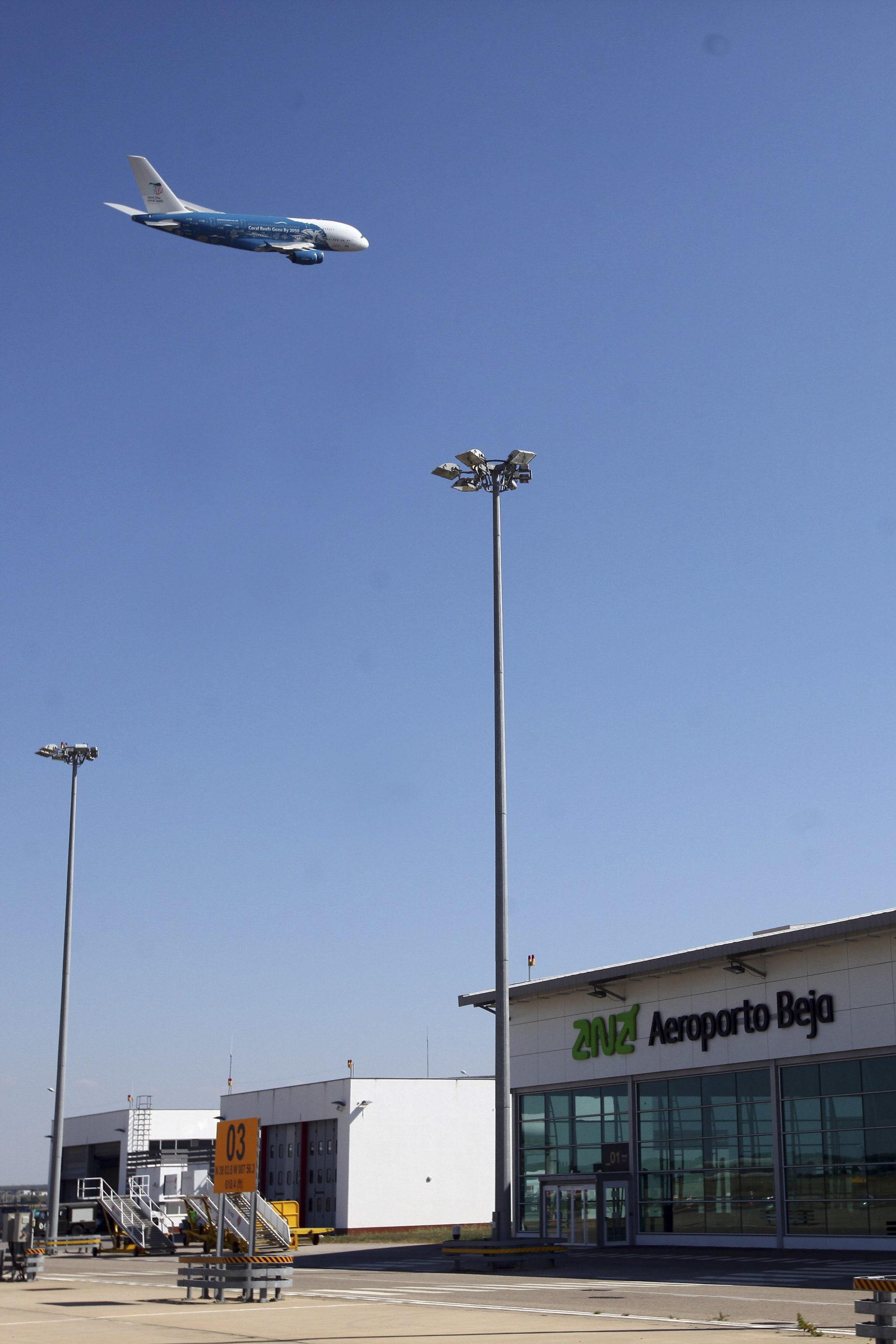Hi Fly já começou a construir hangar de 30 milhões de euros para manutenção de aviões em Beja