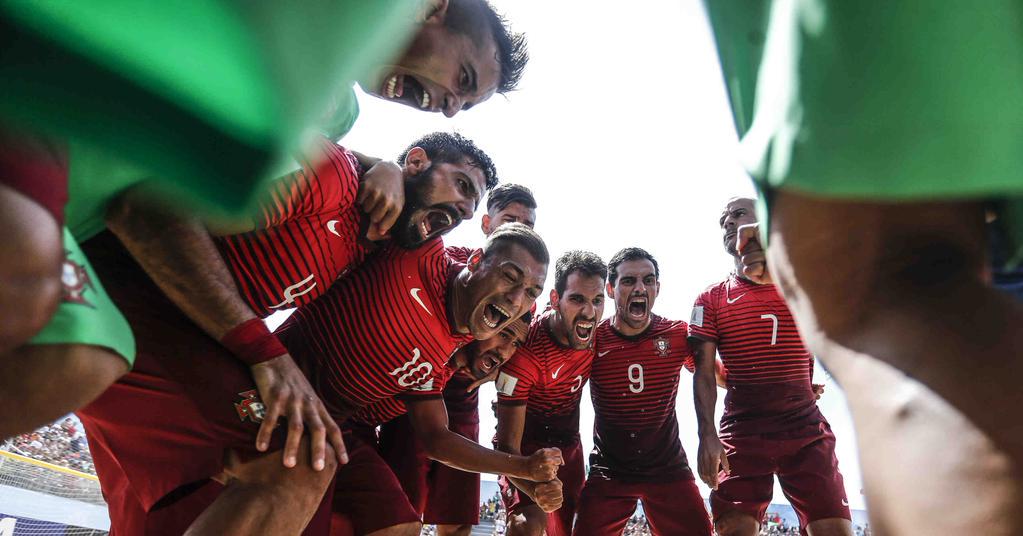 Portugal perde com o Paraguai no Mundial de futebol de praia