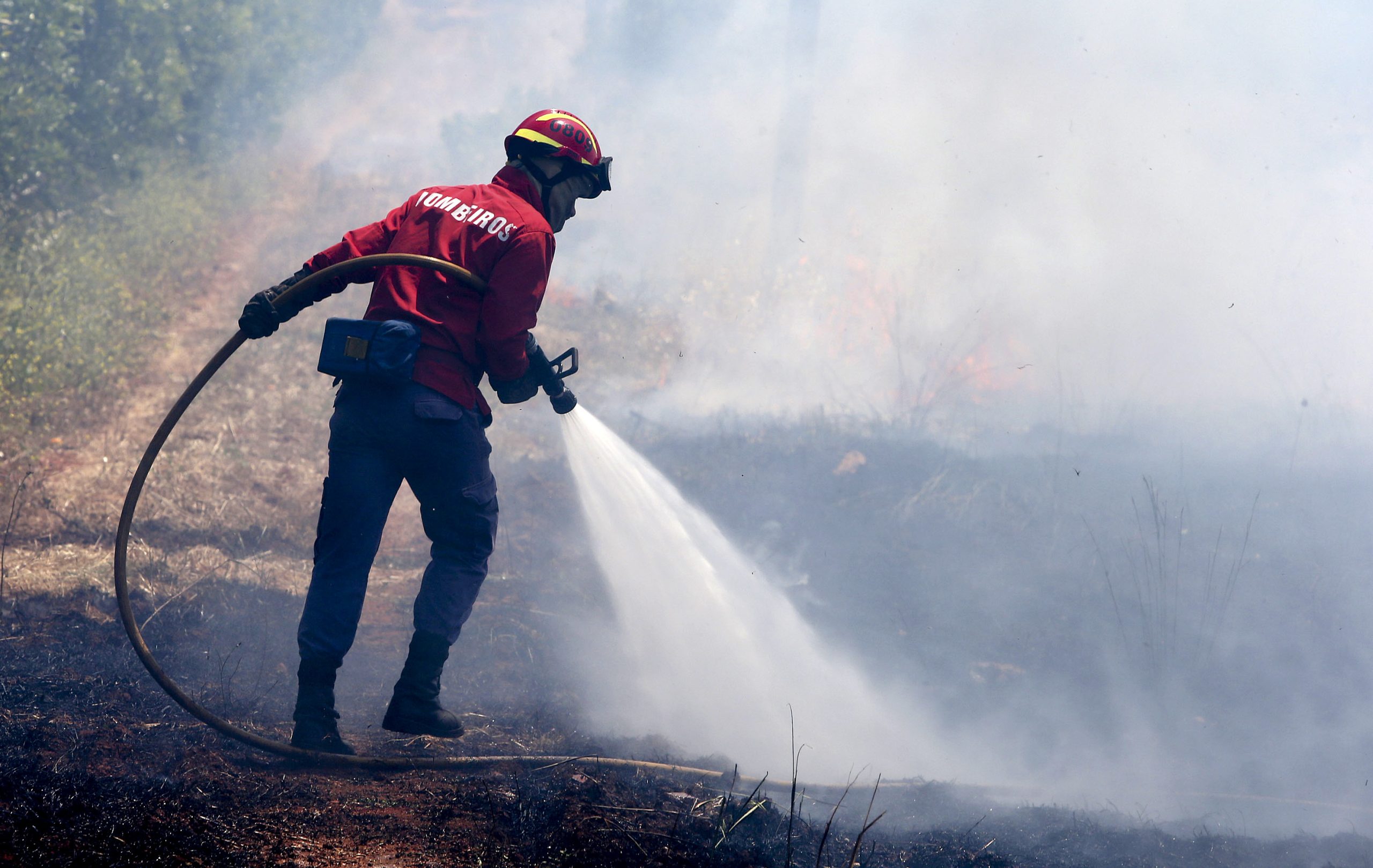 Fogo em Viseu dominado e na Guarda extinto