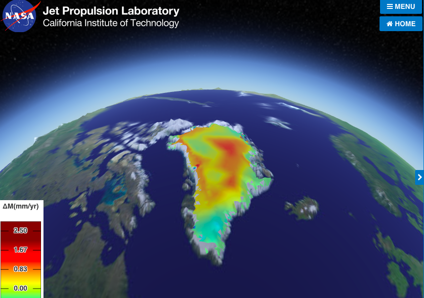 VESL, a nova ferramenta da NASA que permite ver os efeitos do aquecimento global