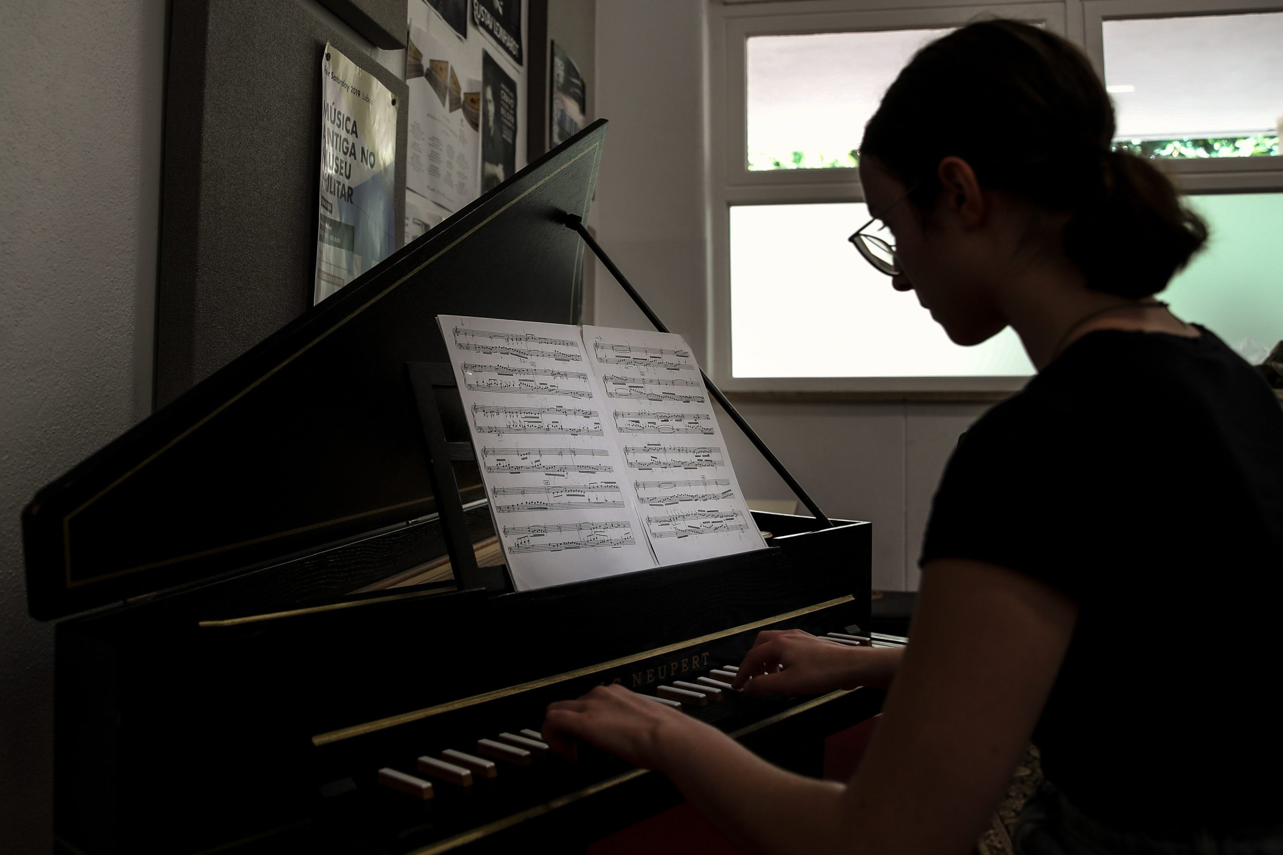 No Conservatório Nacional as notas dos alunos de música saem perfeitas