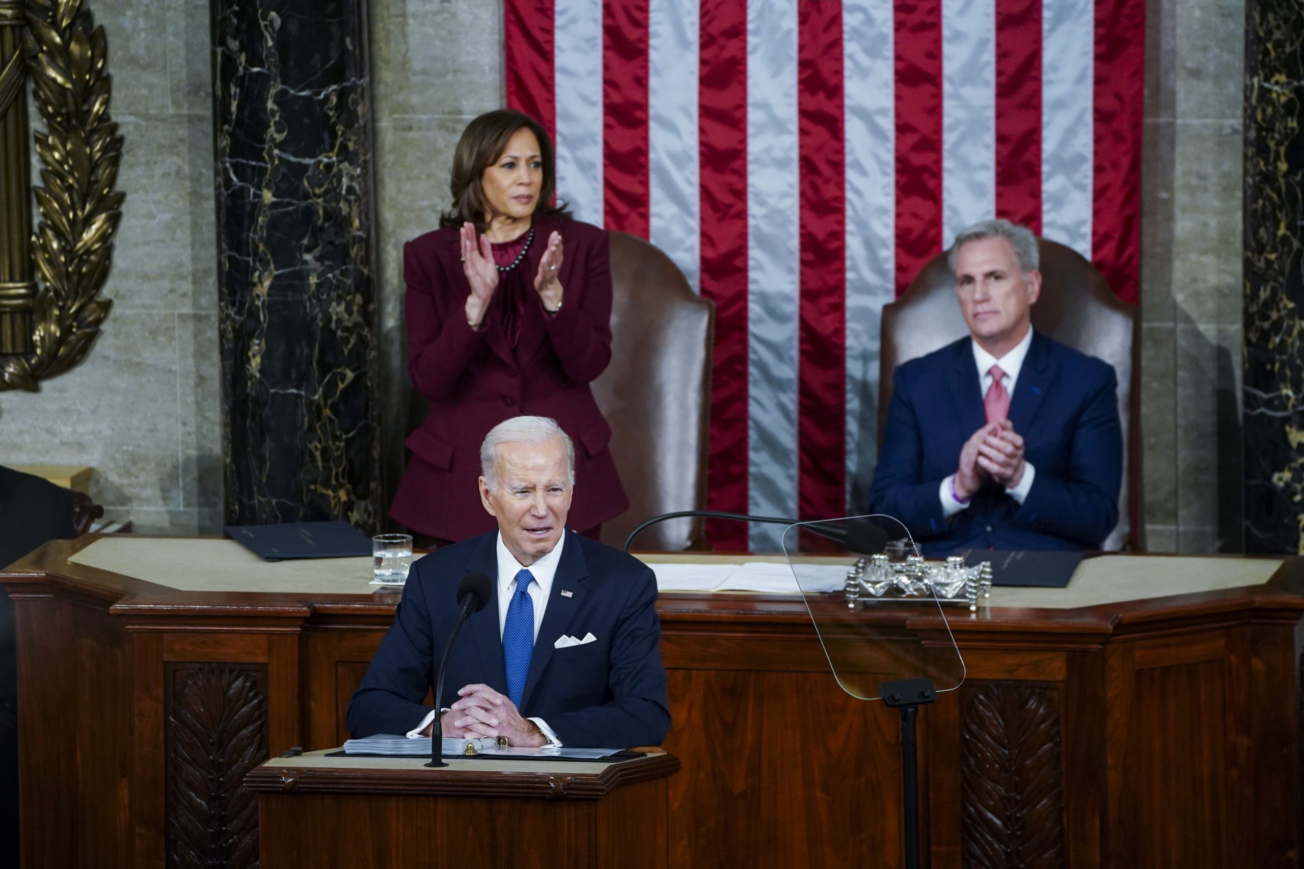 Biden pede colaboração com Republicanos “para terminar o trabalho” em discurso otimista