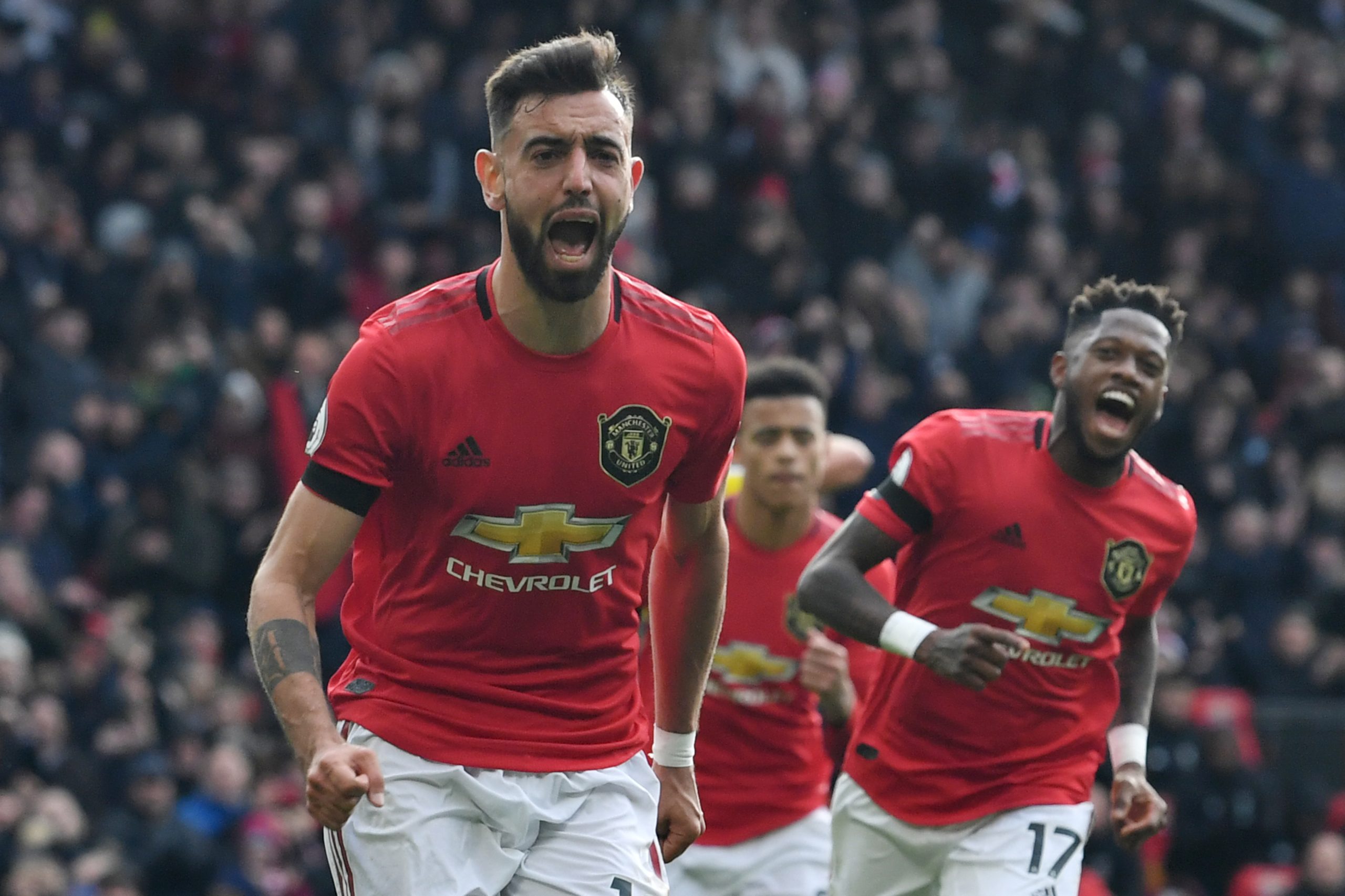E ao quarto jogo, Bruno marcou (e também assistiu). E o Manchester United ganhou