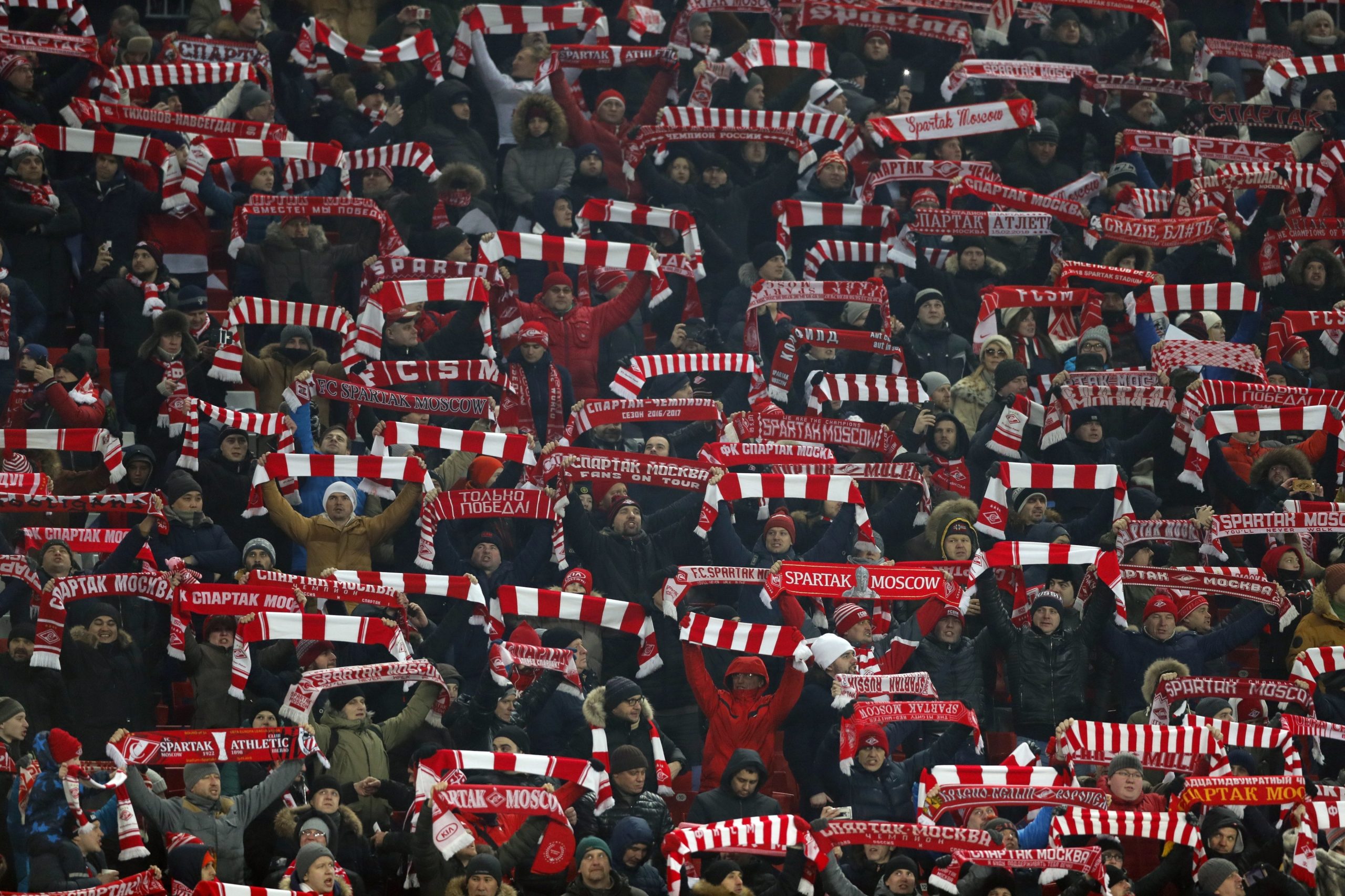 Federação Russa de Futebol investiga ações racistas dos adeptos do Spartak Moscovo