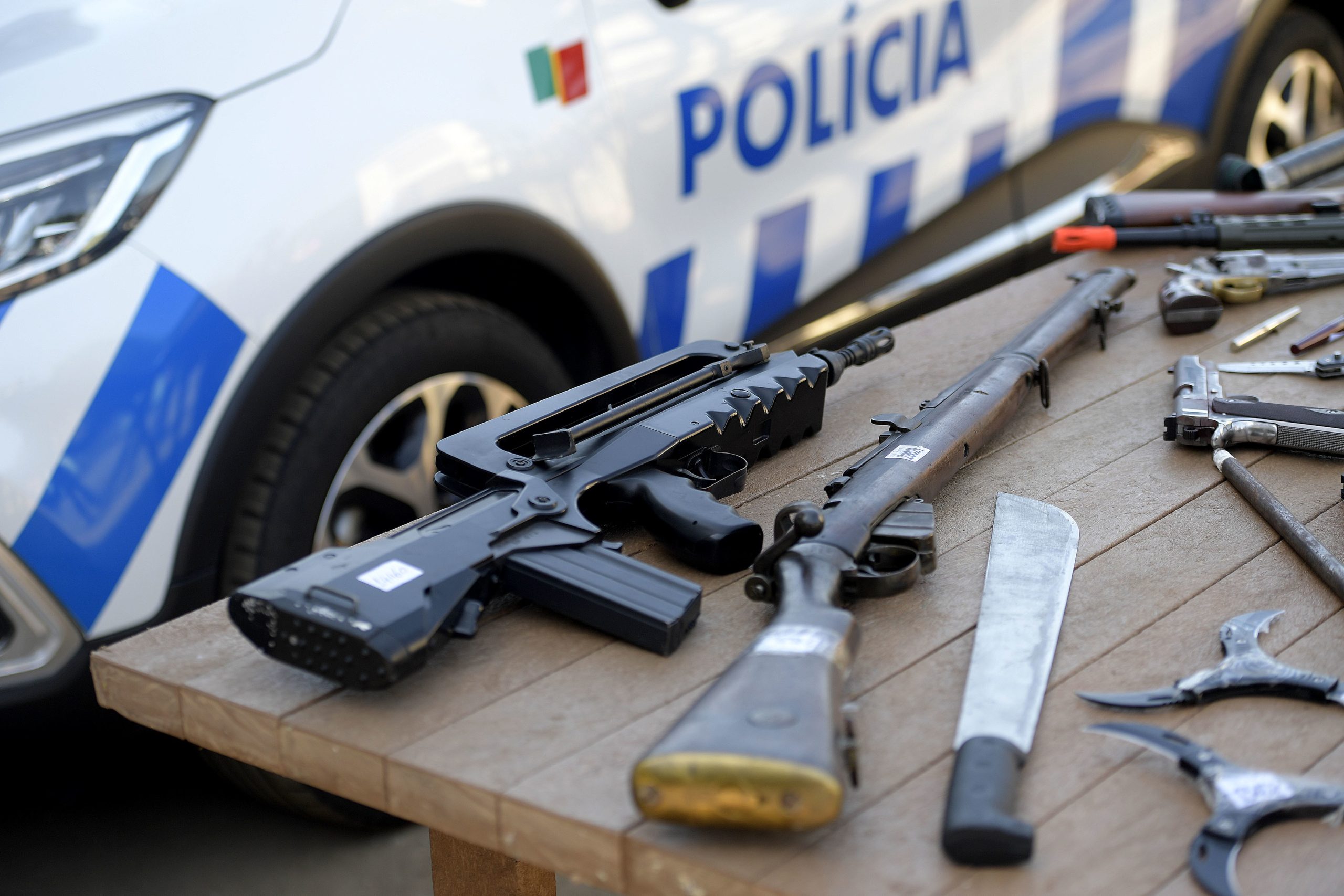 PSP apreendeu mais de 19 mil armas nos últimos seis anos