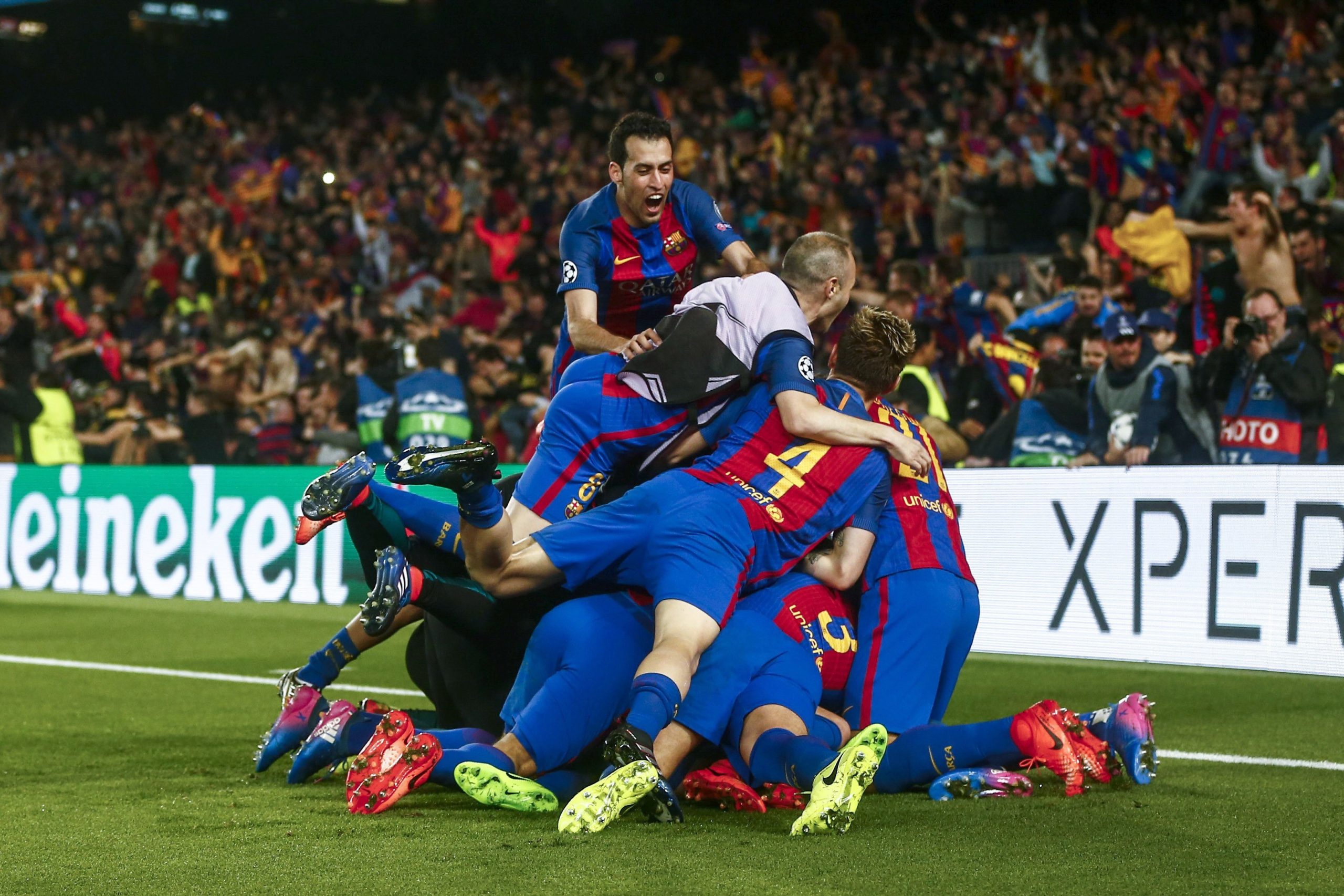 Sergi marcou e a terra abanou. O sexto golo do Barcelona frente ao PSG causou um pequeno sismo (literalmente)