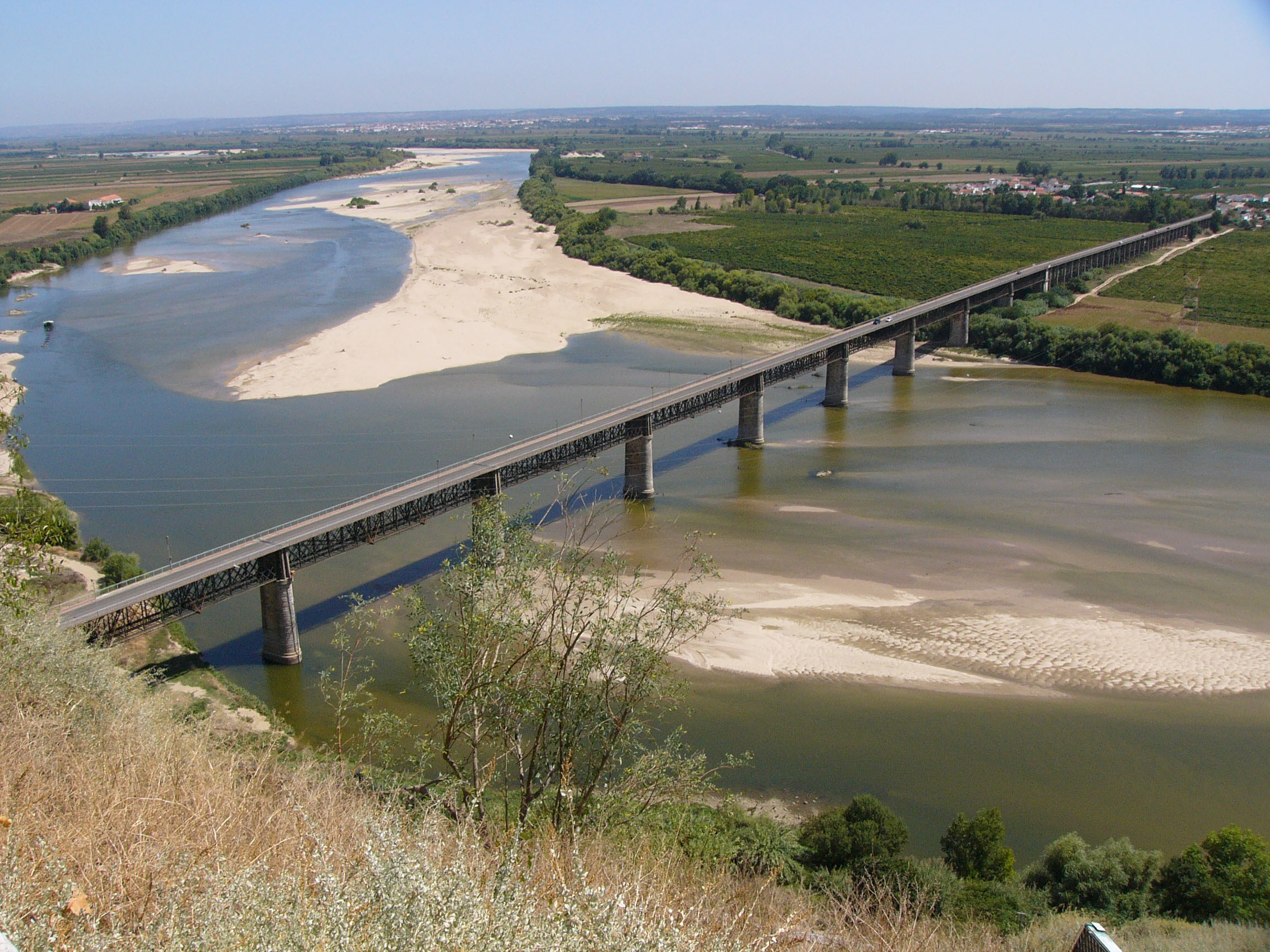 Embargada obra ilegal em curso na encosta junto à ponte D. Luís em Santarém