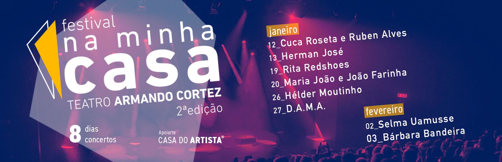 Casa do Artista anuncia segunda edição do Festival Na Minha Casa com cartaz de luxo
