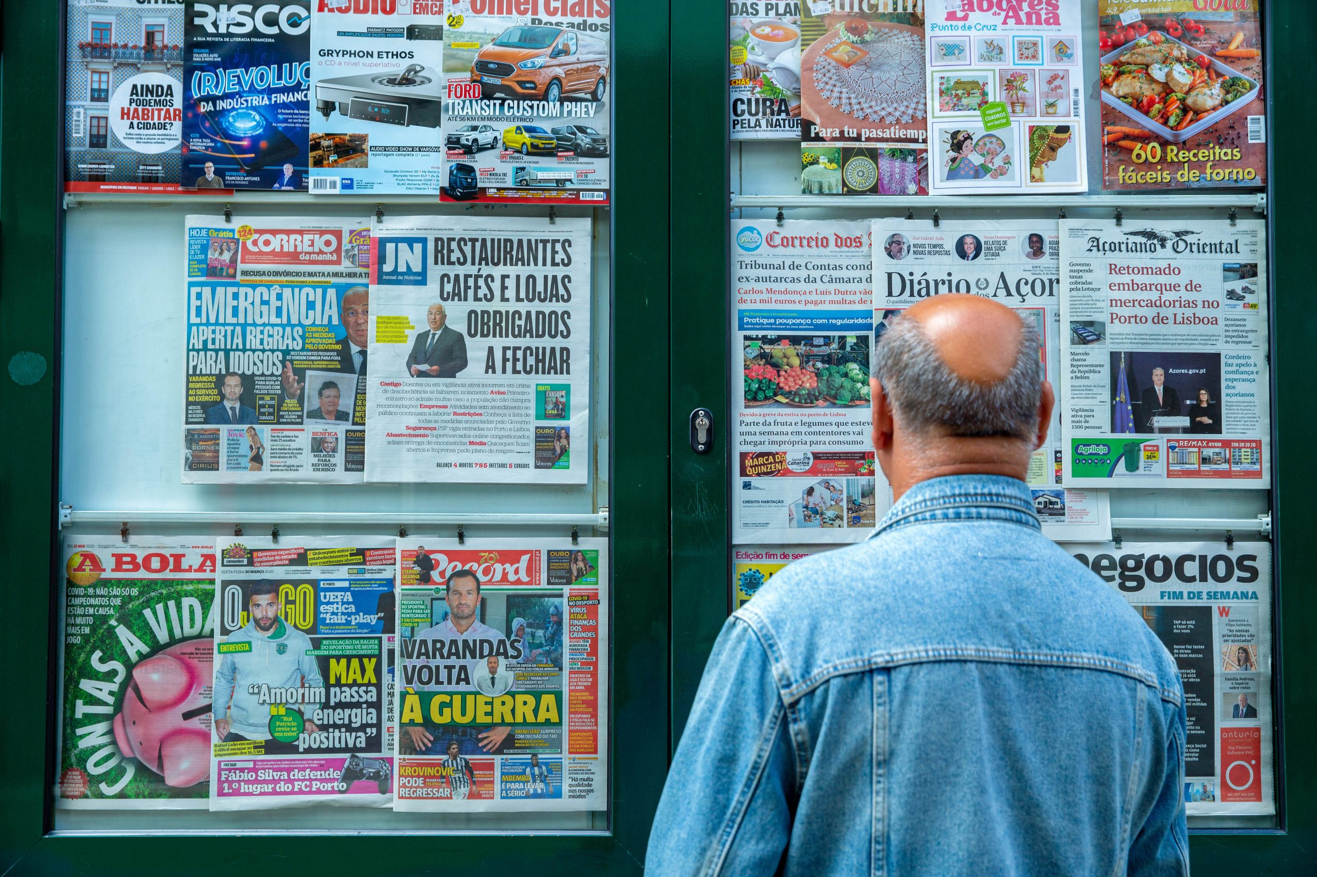 Covid-19: Cerca de 50 jornais avançaram para ‘lay-off’, afirma a Associação Portuguesa de Imprensa