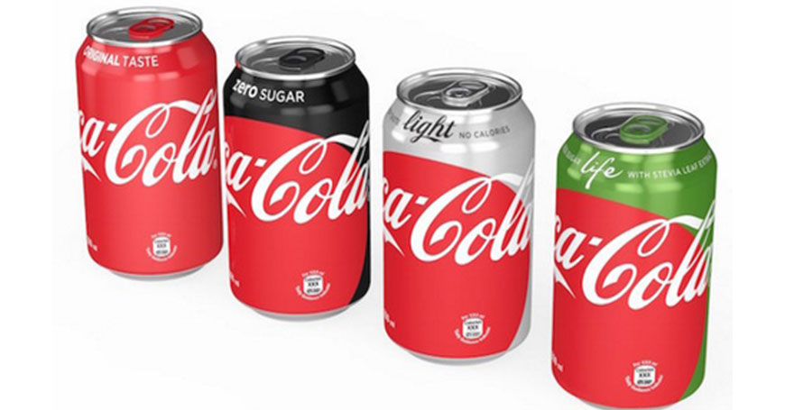 Coca-Cola quer reduzir em 12% o açúcar na oferta de bebidas do grupo até 2020