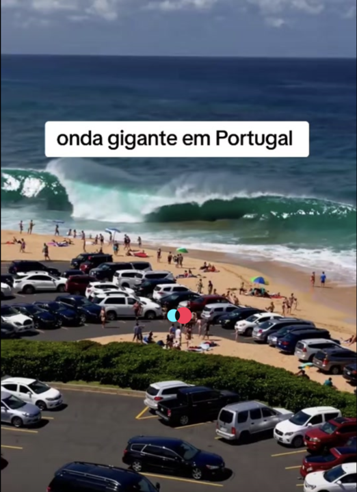 O vídeo da onda gigante no Algarve que nunca existiu