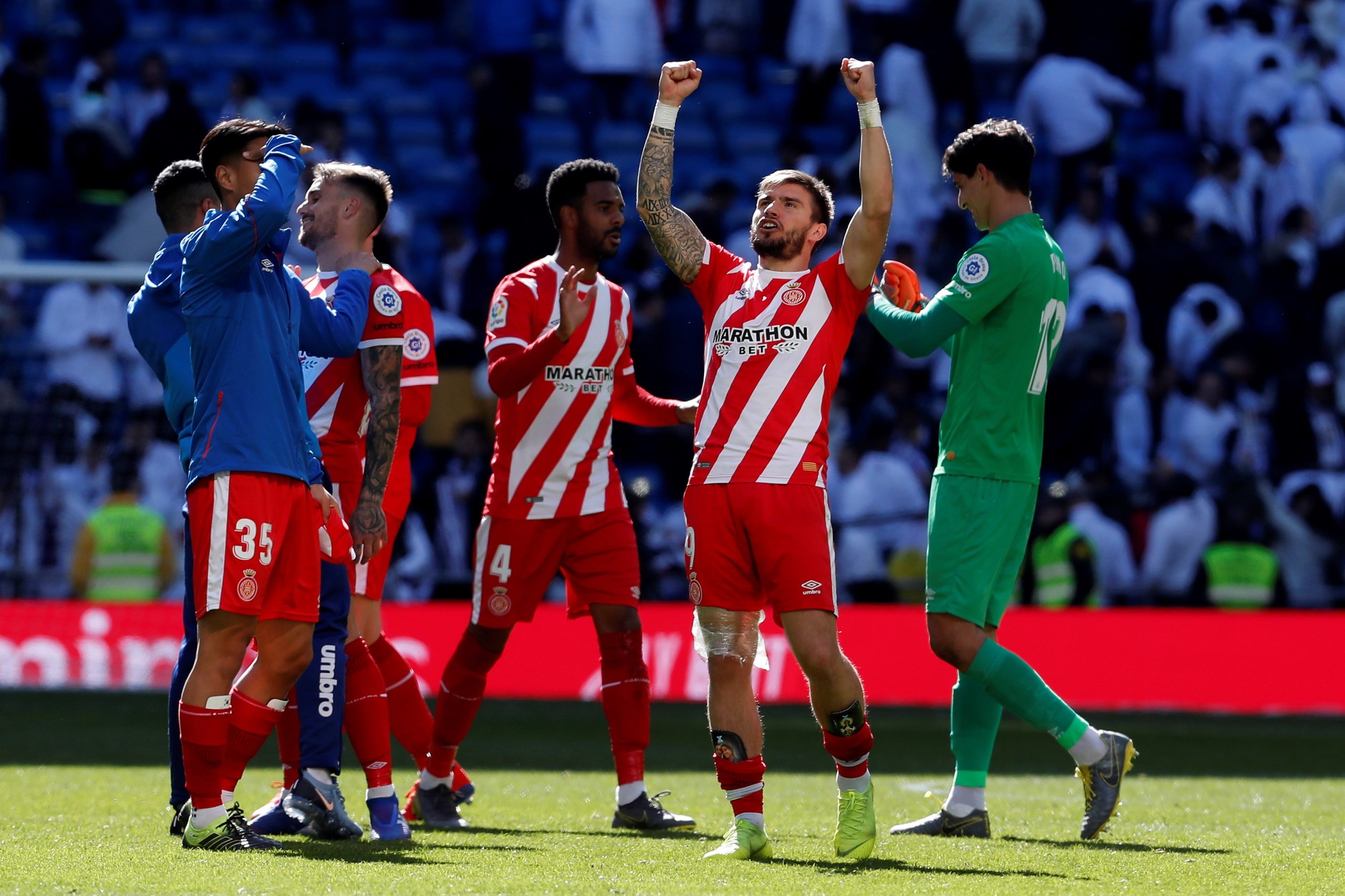 Real Madrid perde em casa com Girona e fica a nove pontos do FC Barcelona