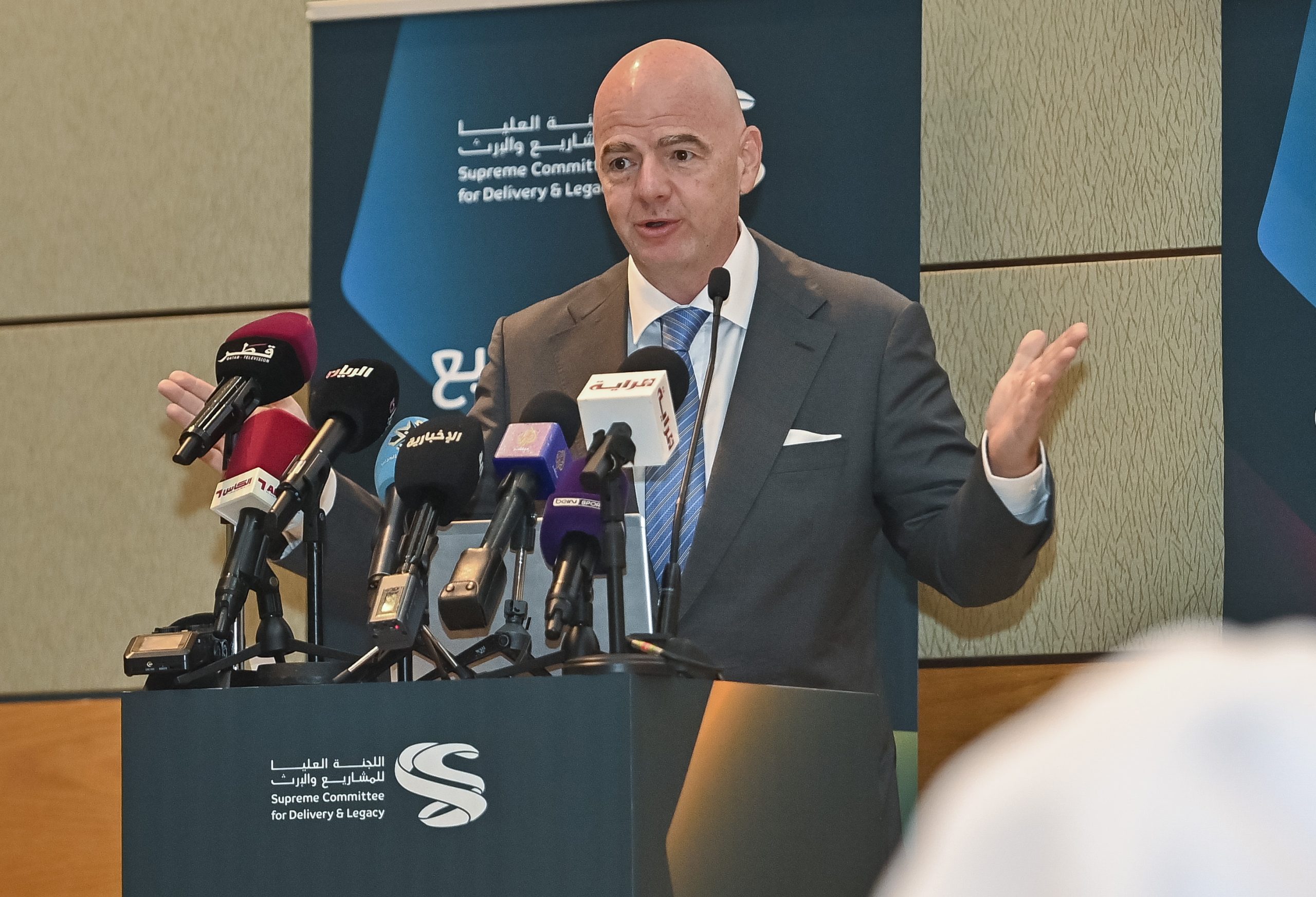 Infantino pede “respeito” para com os árbitros na hora das decisões