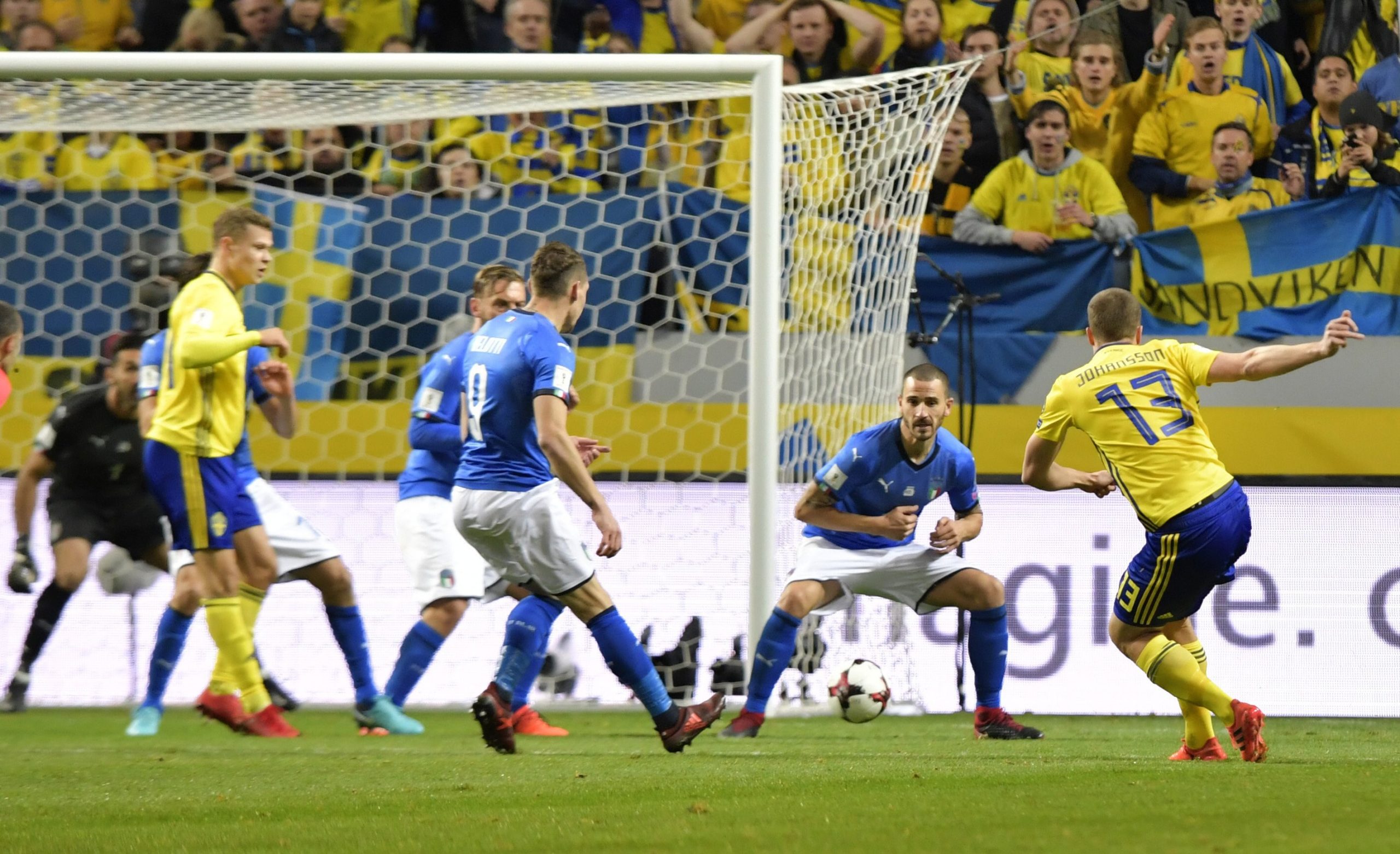 Mundial2018: Suécia adianta-se à Itália no apuramento