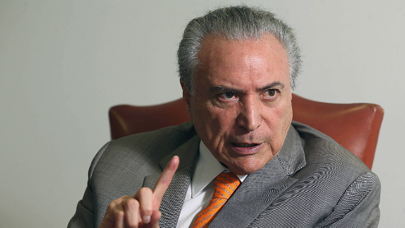 Presidente brasileiro nega que possa perder cargo por processo de fraude