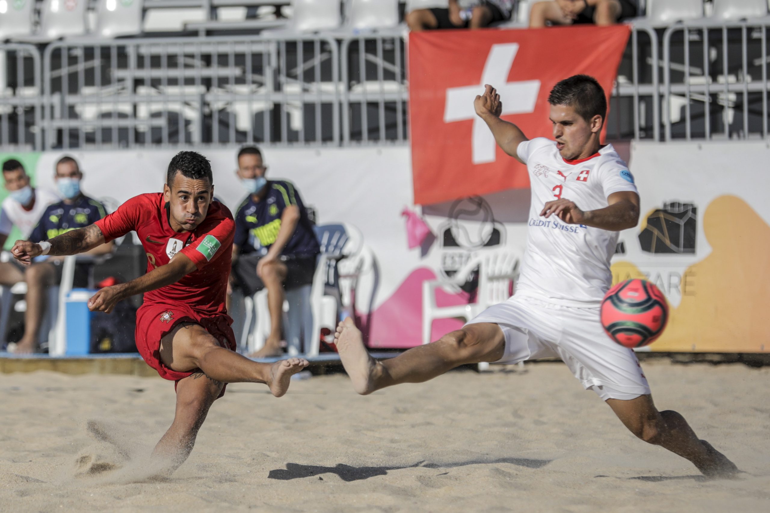 Portugal bate Suíça e revalida título europeu de futebol de praia
