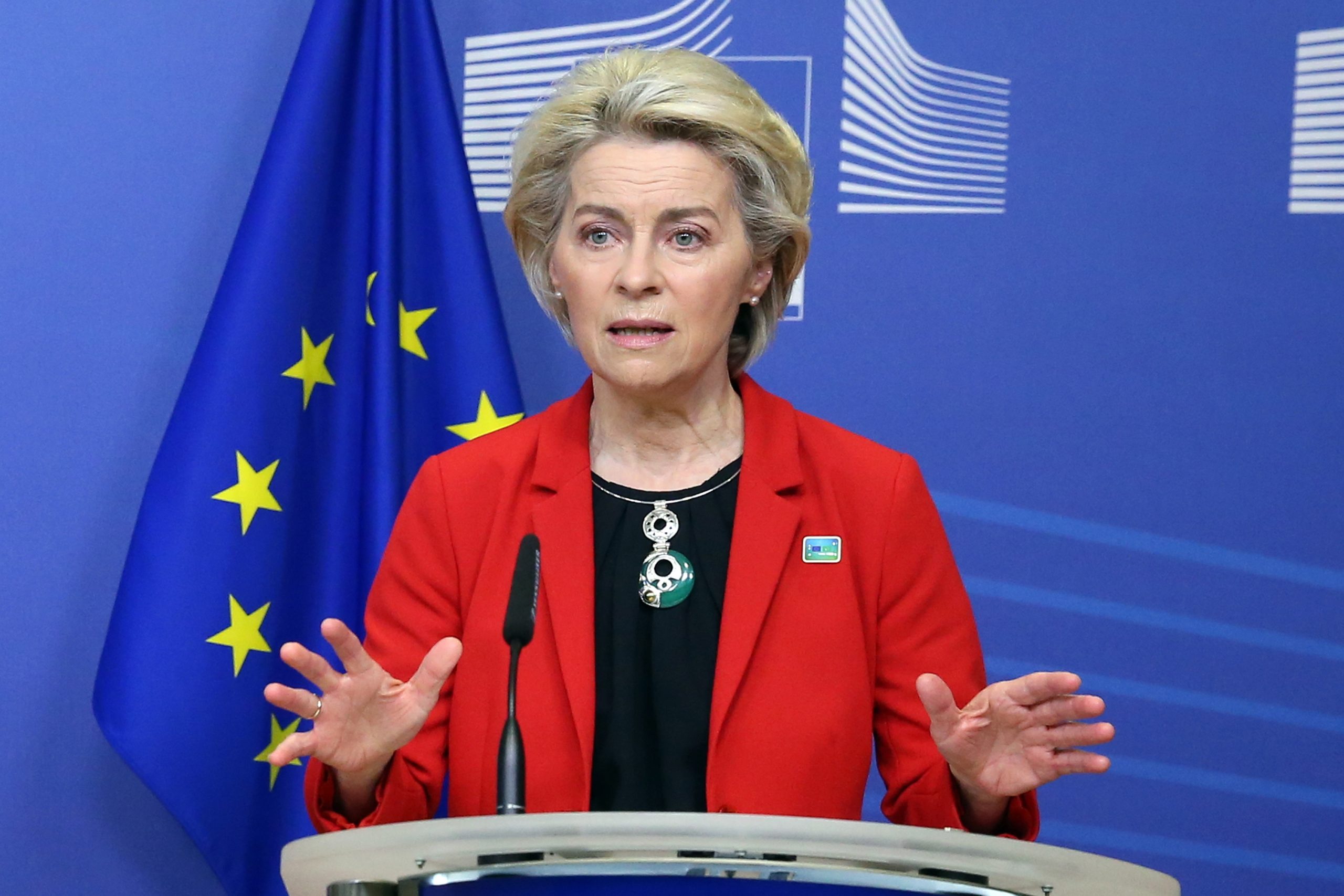Von der Leyen quer que Rússia junte atos a anúncio de retirada de tropas
