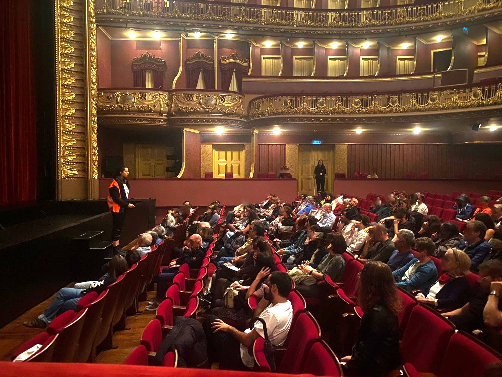Ativistas do Climáximo interrompem espetáculo no Teatro São Luiz