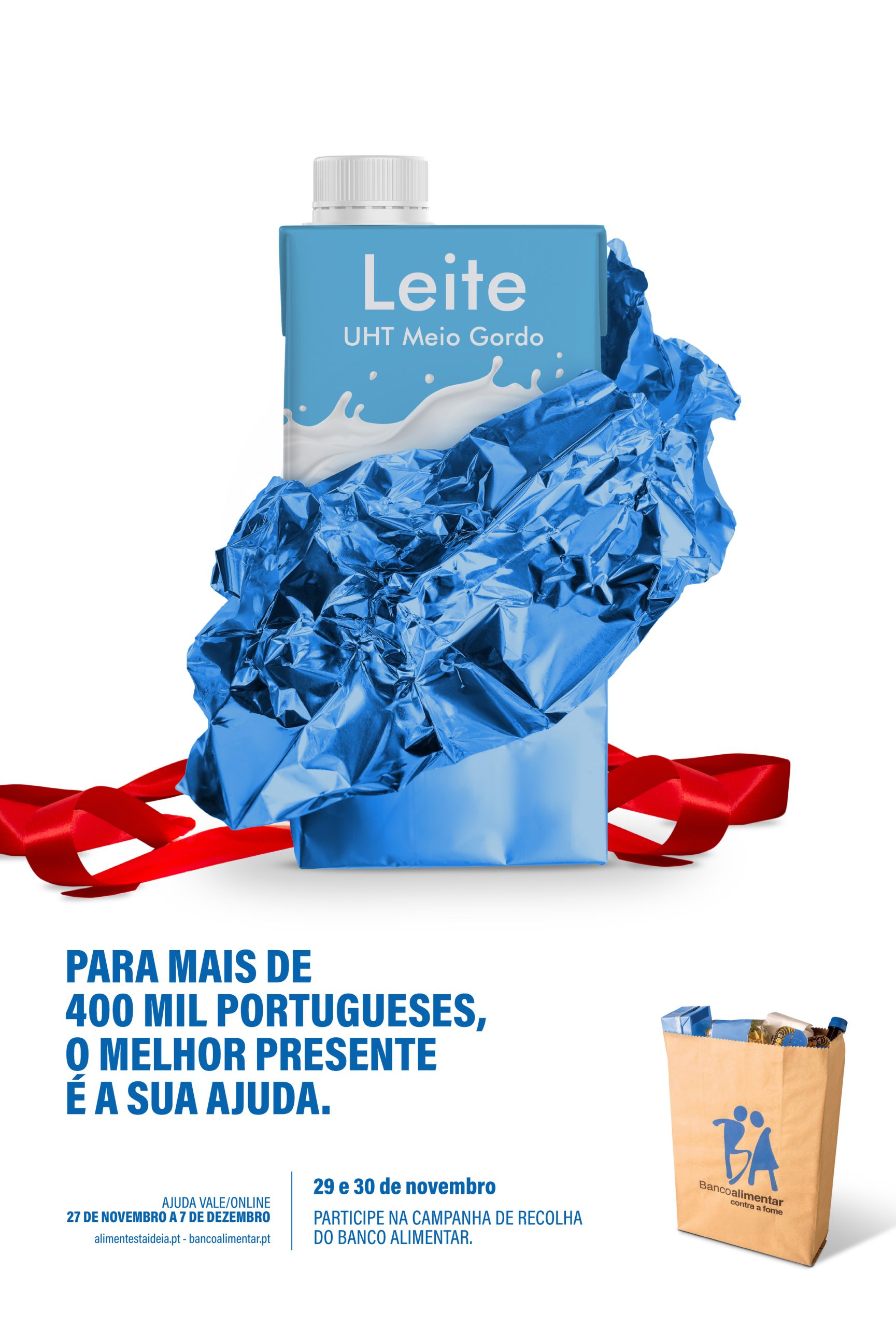 De 29 e 30 de novembro alimenta-se uma ideia. Há recolha para o Banco Alimentar em duas mil lojas