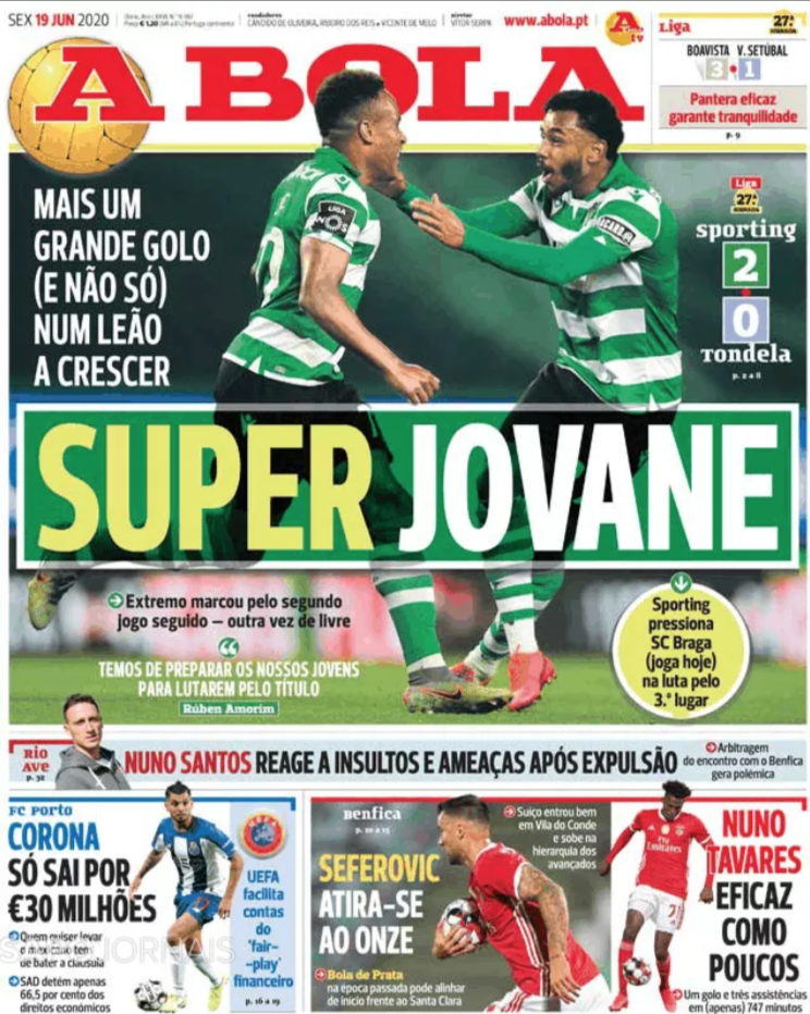Revista de Imprensa: Um Super Jovane e uma sondagem que coloca o PS no limiar da maioria absoluta