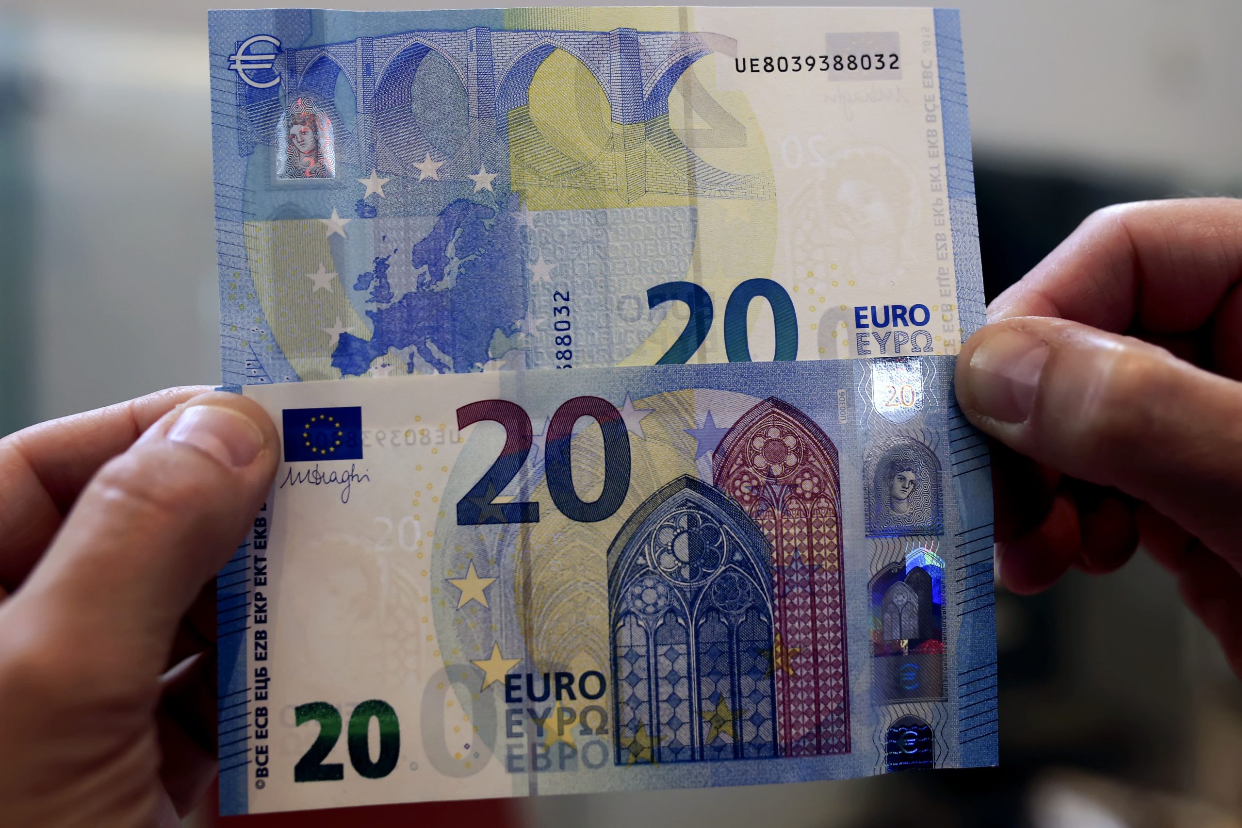 Mais de 7.000 notas de euro retiradas de circulação pelo Banco de Portugal no 1º. semestre